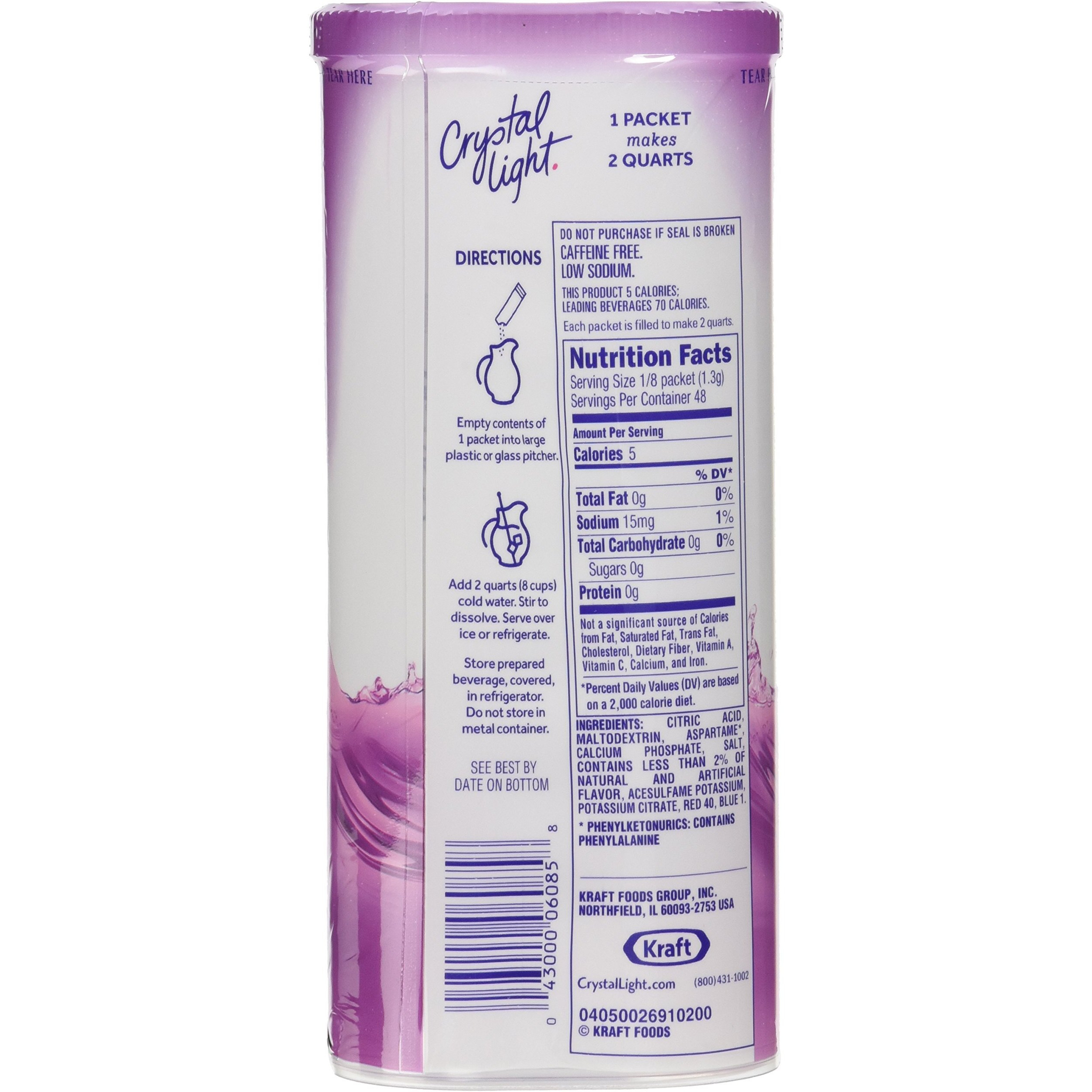 Crystal Light Concord Grape Drink Mix (Pack Of 4)