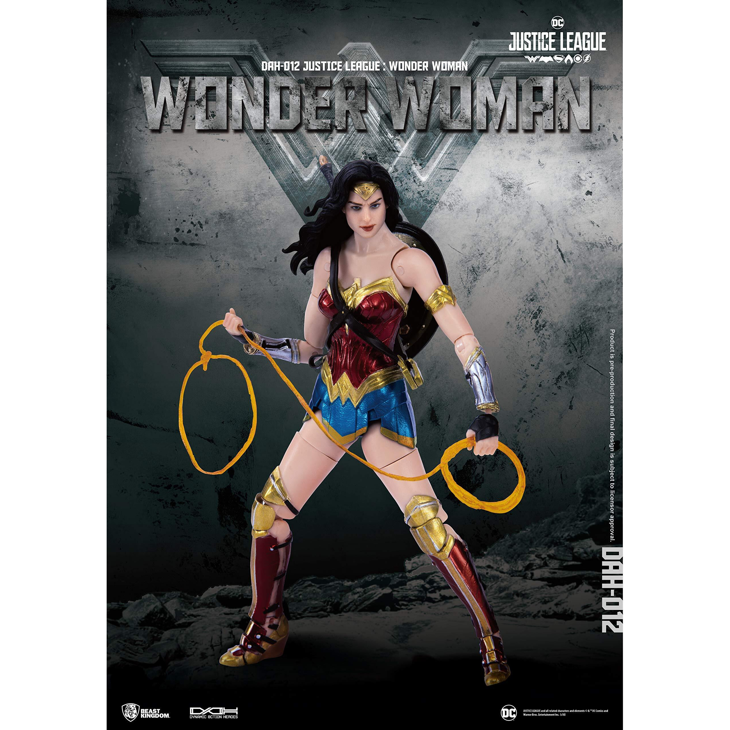 Beast Kingdom Justice League Movie Dynamic 8Ction Heroes Wonder Woman Dah-012 Action Figure  Multicolor
