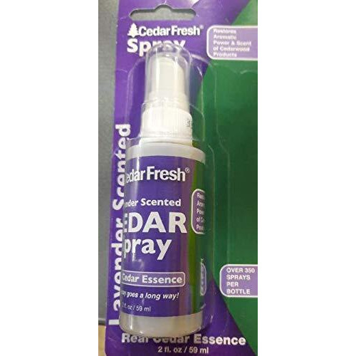Household Essentials Cedarfresh 84802 Cedar Power Spray With Lavender Essence Scent  2 Fl. Oz. - 2 Pack