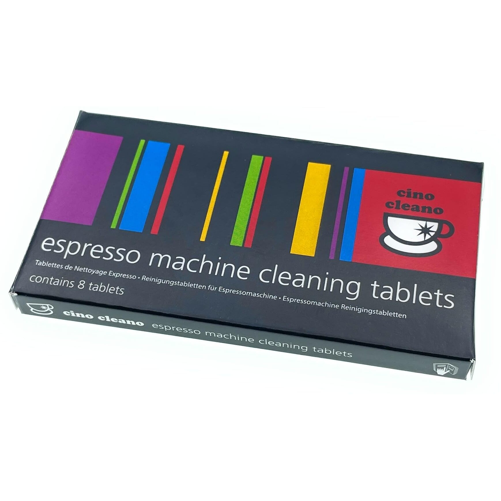 Cino Cleano Espresso Machine Cleaning Tablets  For Breville Espresso Machines  Descaling Tablets For Baristas (Pack Of 2  16 Tablets)