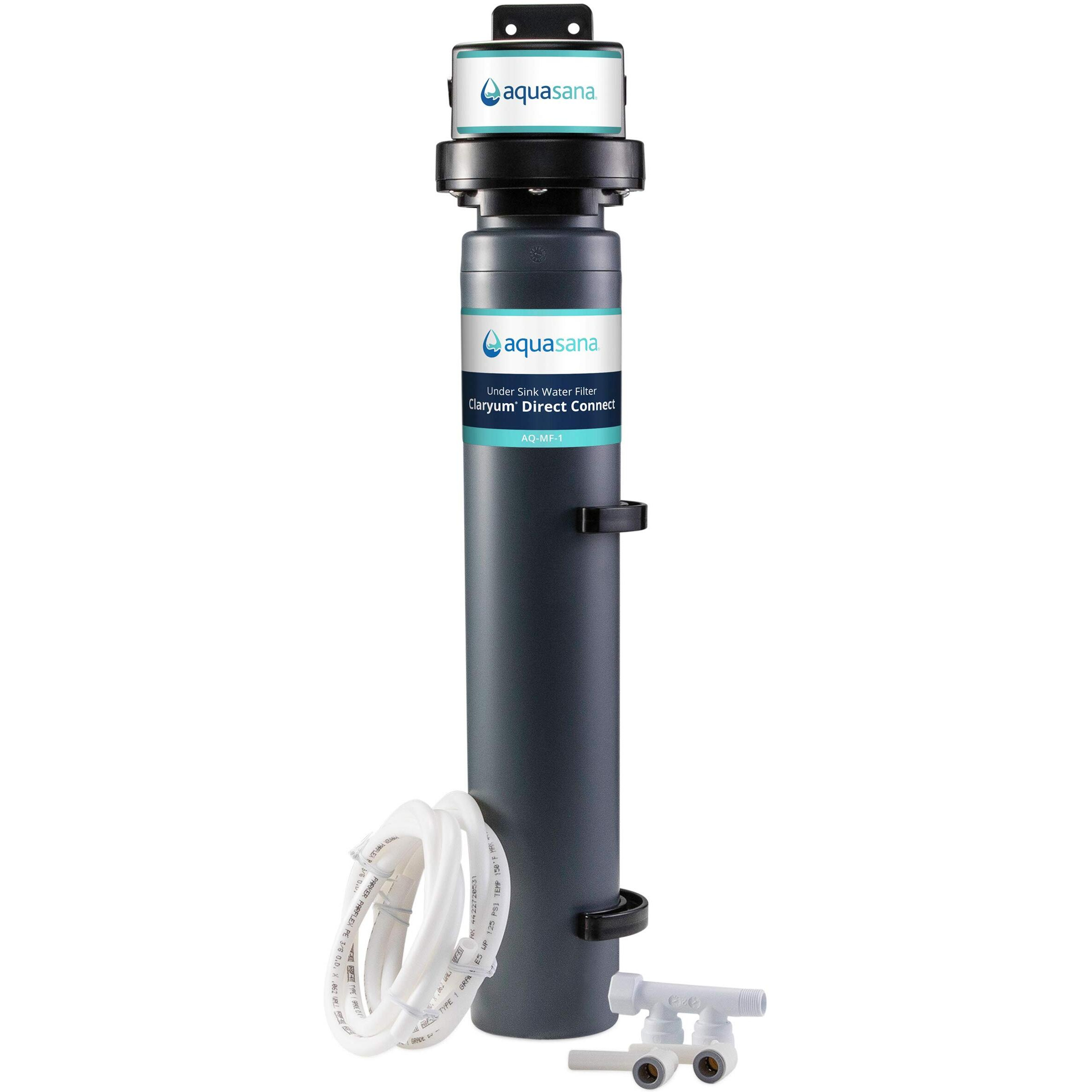 Aquasana Under Sink Water Filter - Reduces 99% Of 78 Contaminants Including Chlorine & Lead From Tap Water - Claryum Direct Connect