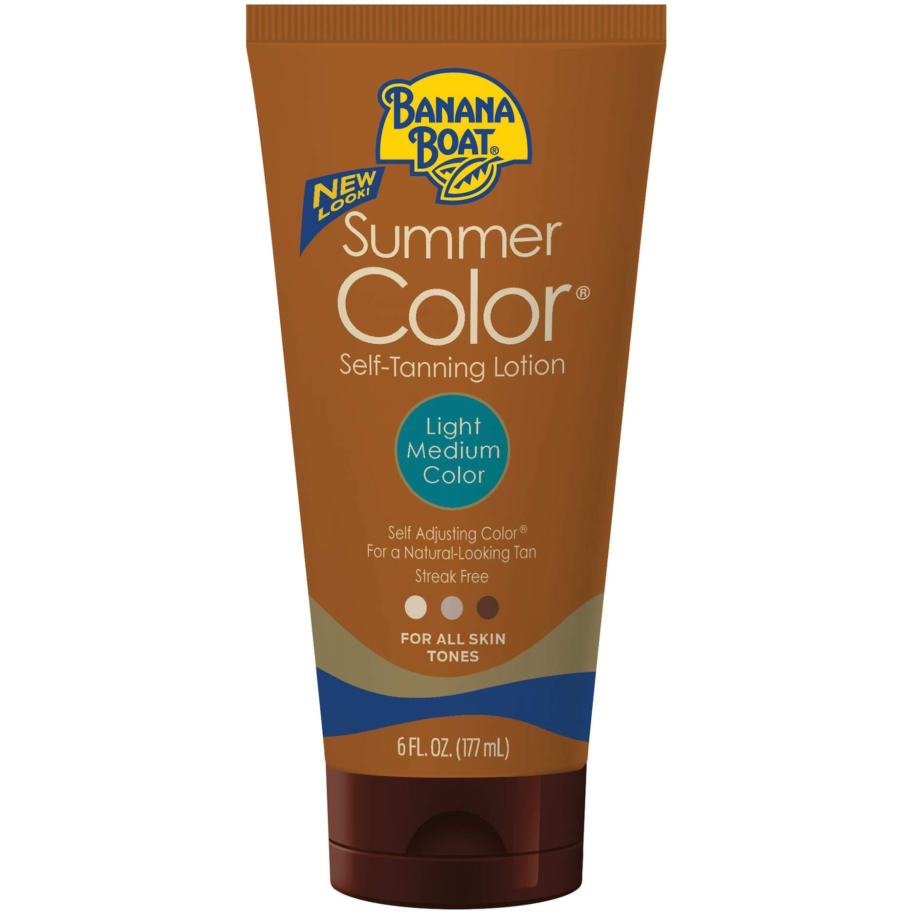 Banana Boat Summer Color Self Tanning Lotion  6Oz | Light Medium Color For All Skin Tones  Self Tanner Lotion  Sunless Tanning Lotion  Banana Boat Self Tanner  6Oz