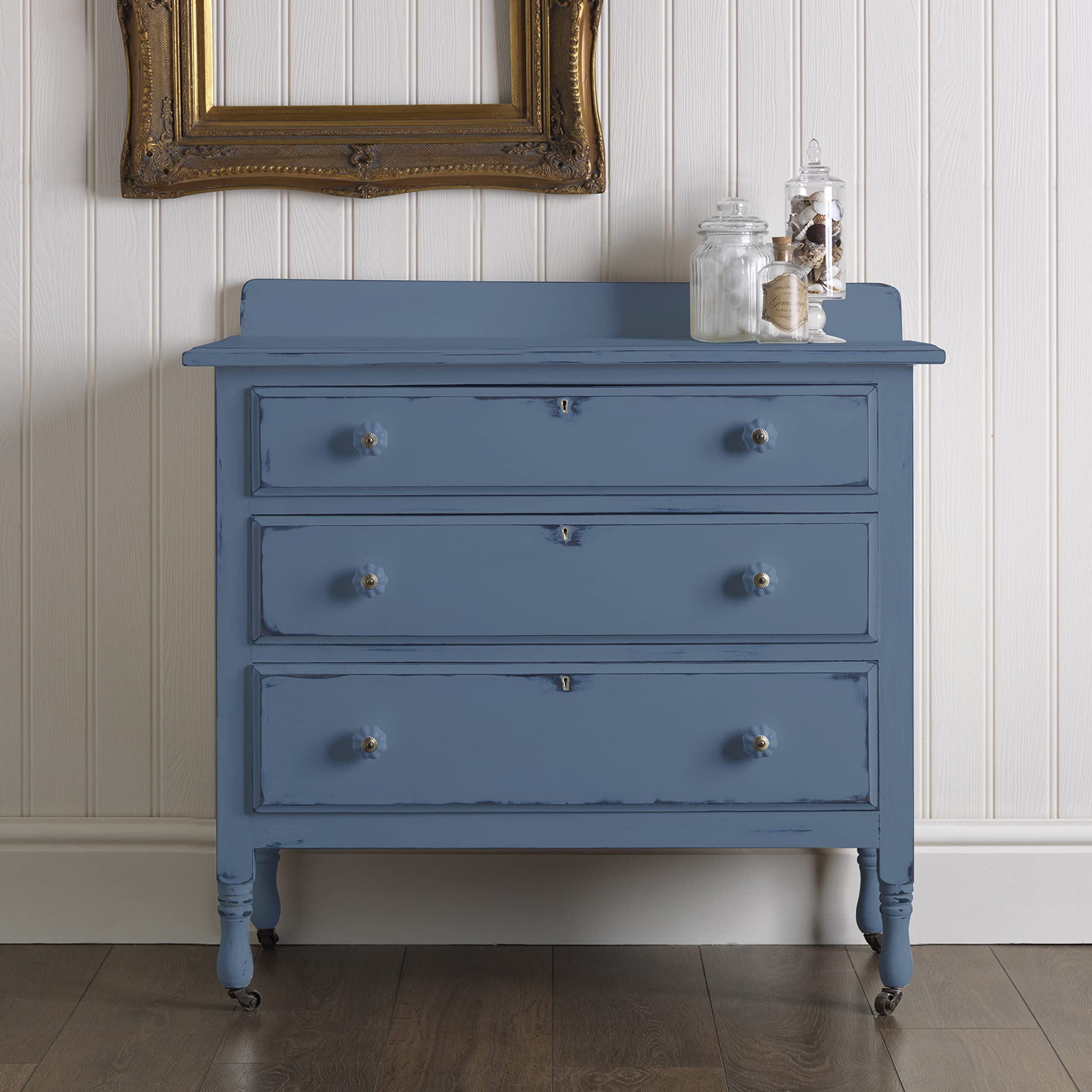 Rust-Oleum 329207 Ultra Matte Interior Chalked Acrylic Paint 30 Oz  30 Fl Oz (Pack Of 1)  Coastal Blue
