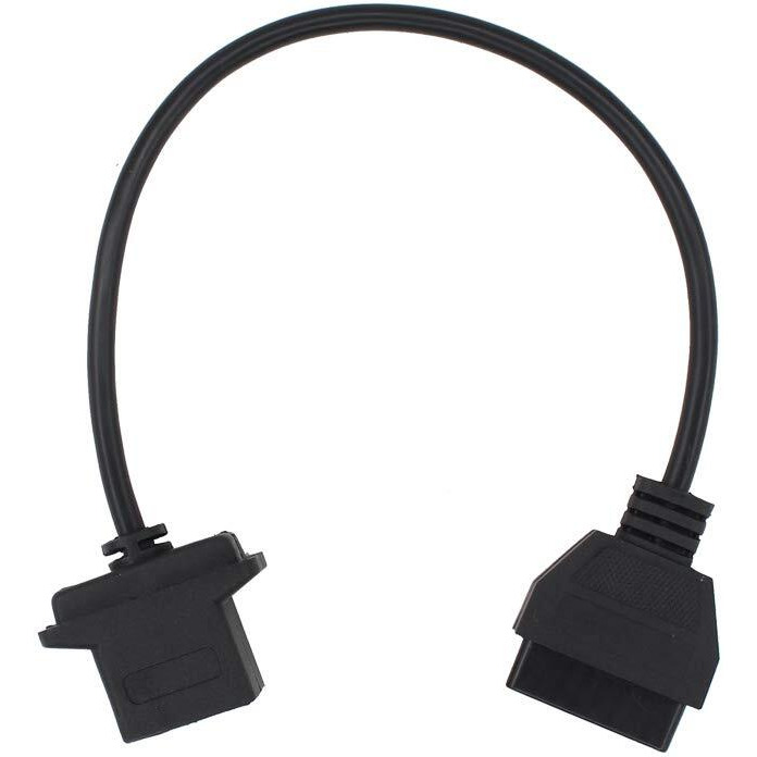 Motoku Replacement For 6 Pin P Obd1 To Obd2 Diagnostic Tool Adapter Cable Connector Scan Code Reader For Jeep For Dodge