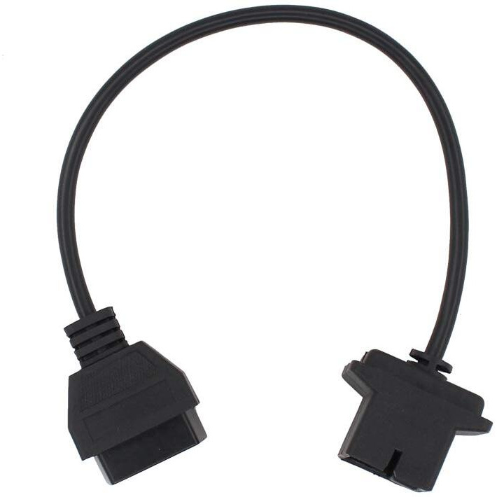 Motoku Replacement For 6 Pin P Obd1 To Obd2 Diagnostic Tool Adapter Cable Connector Scan Code Reader For Jeep For Dodge