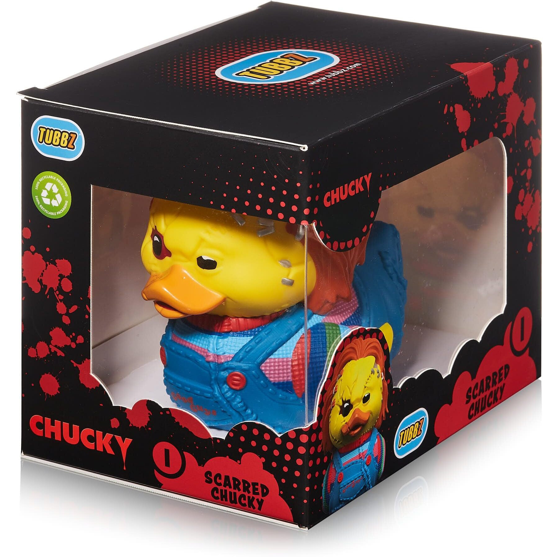 Tubbz Boxed Edition Scarred Chucky Collectible Vinyl Rubber Duck Figure - Official Chucky Merchandise - Tv  Movies & Video Games