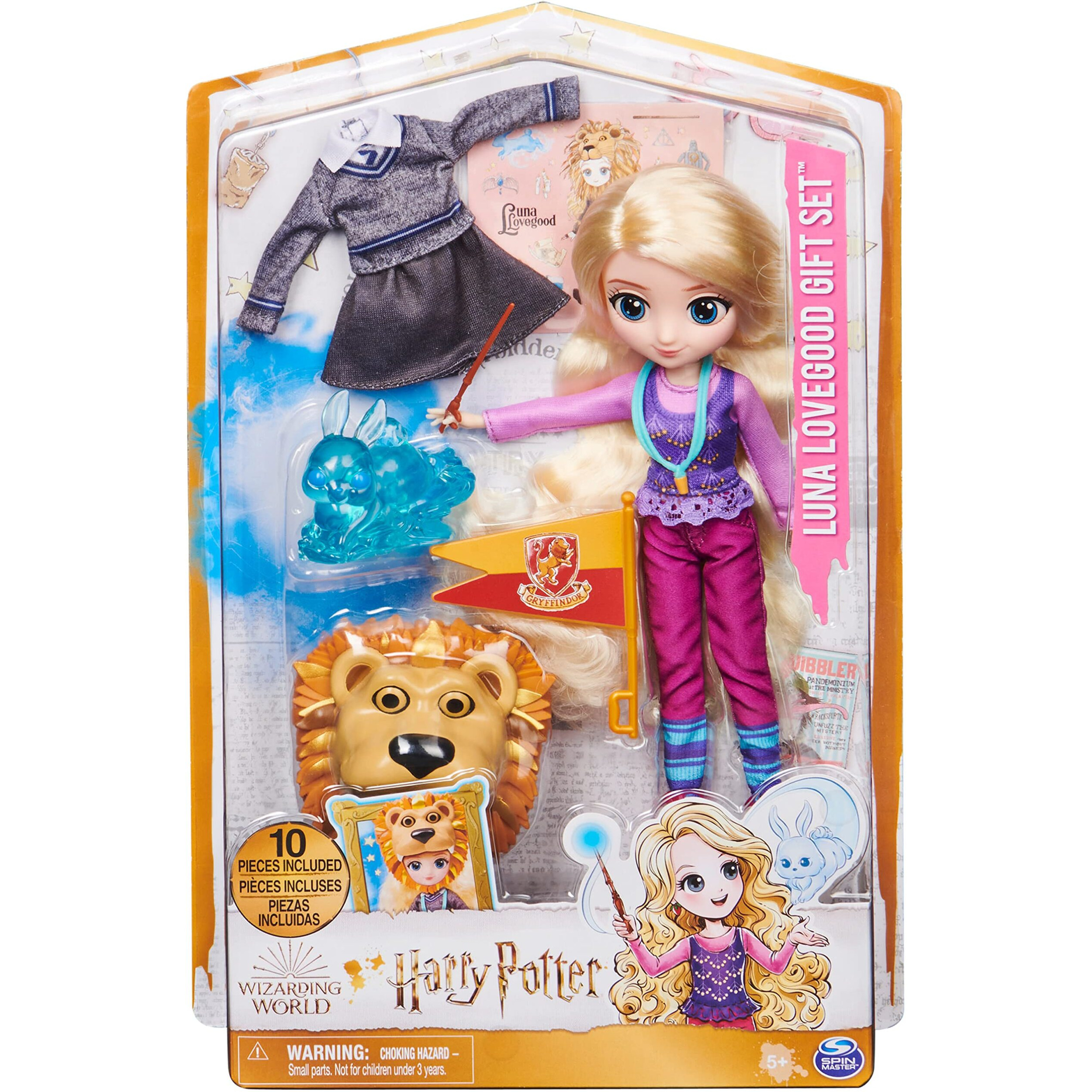 Wizarding World Harry Potter  8-Inch Luna Lovegood Gift Set With 2 Outfits  5 Doll Accessories  Kids Toys For Ages 6 And Up