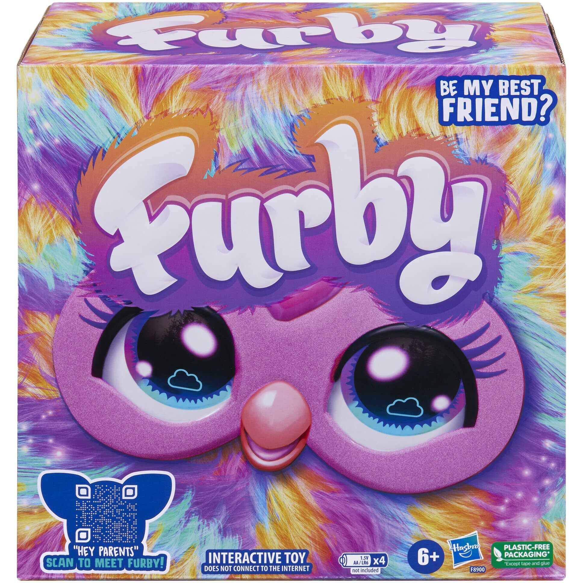 Furby Tie Dye  15 Fashion Accessories  Interactive Plush Toys For 6 Year Old Girls & Boys & Up  Voice Activated Animatronic