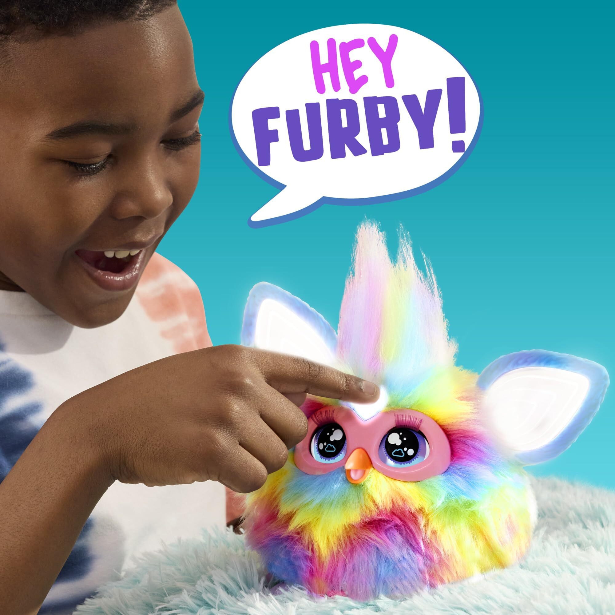 Furby Tie Dye  15 Fashion Accessories  Interactive Plush Toys For 6 Year Old Girls & Boys & Up  Voice Activated Animatronic