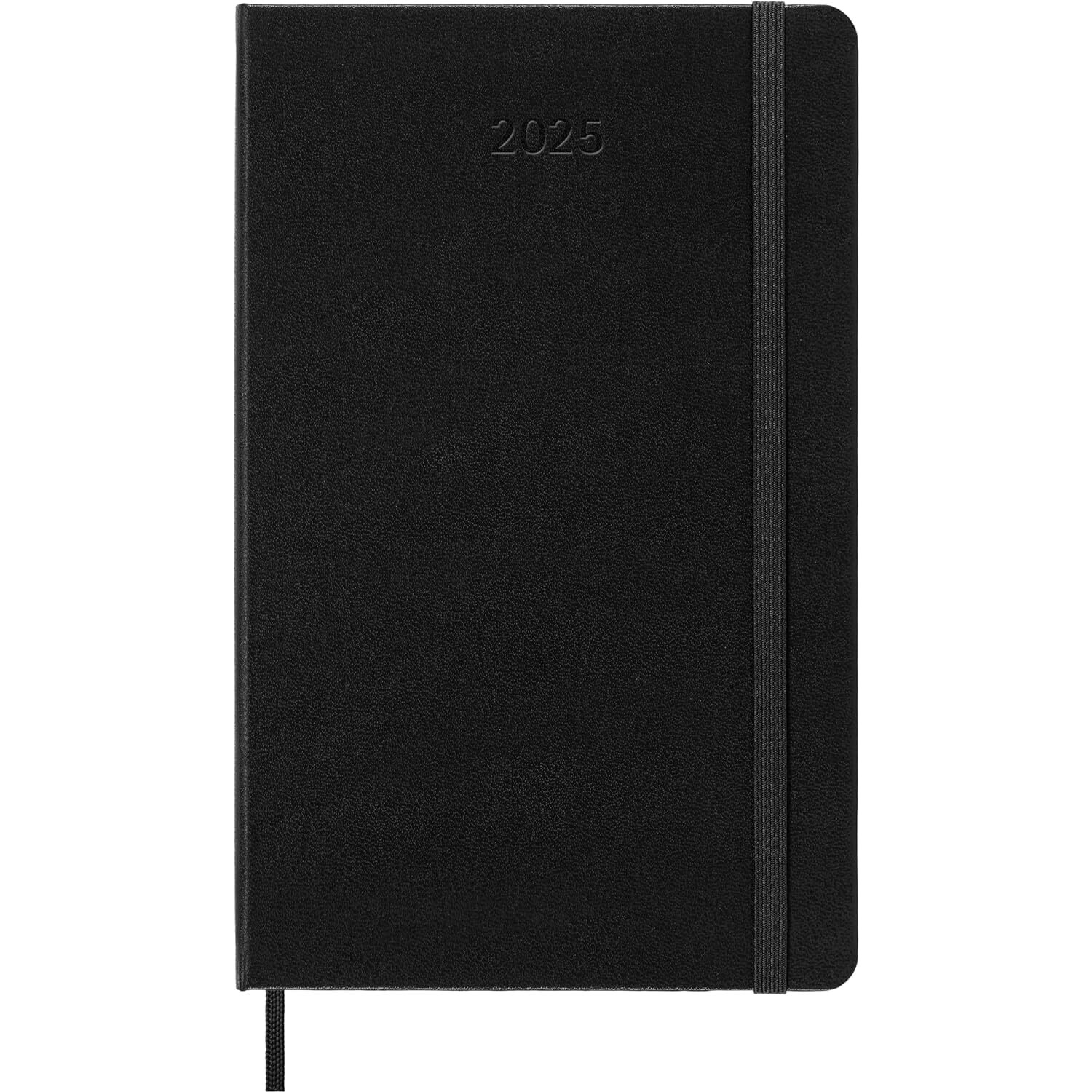 Moleskine Classic 12 Month 2025 Weekly Horizontal Planner  Hard Cover  Large (5"" X 8.25"")  Black  144 Pages