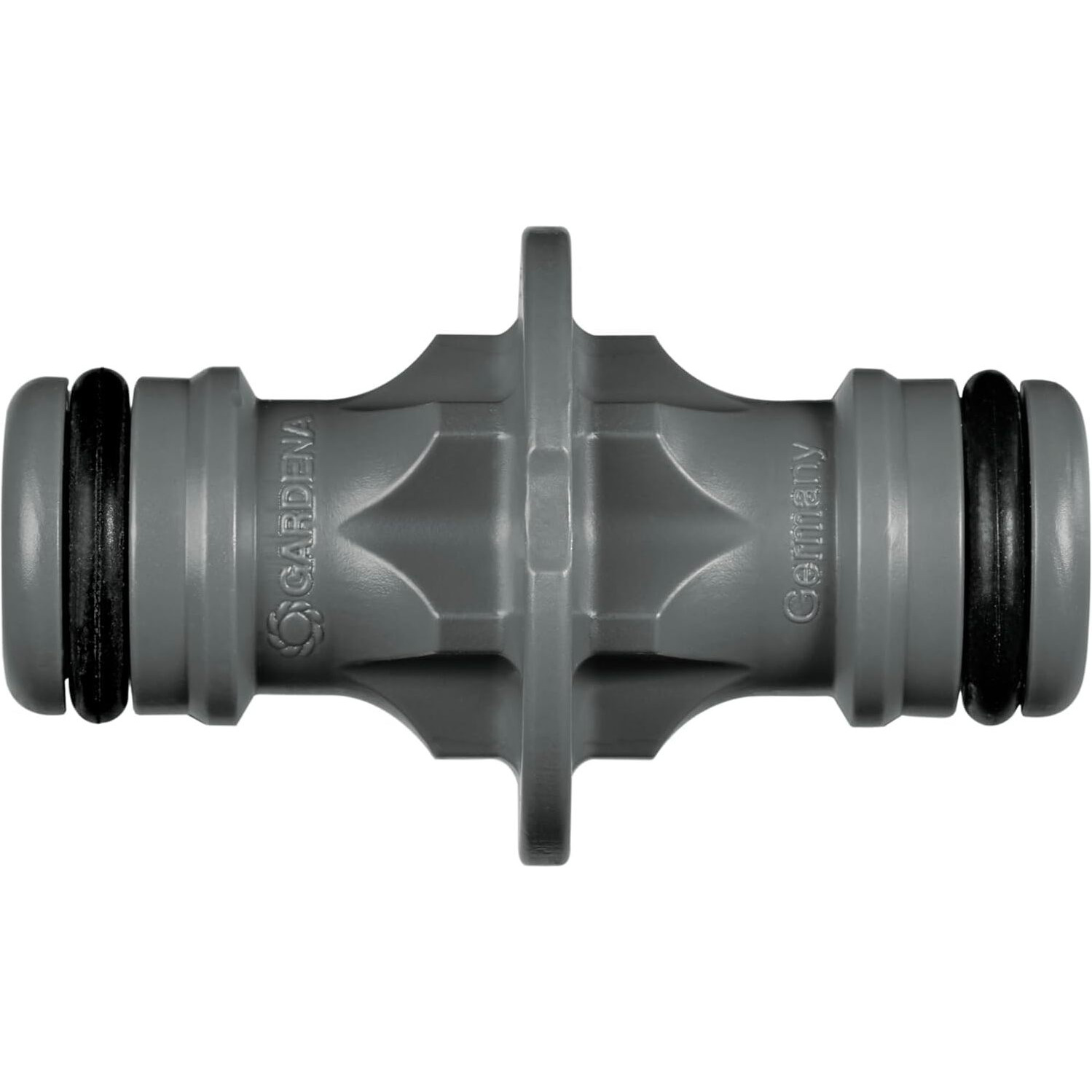 Gardena Coupling  Connection Piece For Secure Hose Connection  Connection Of Two Hoses For Extension  To The Transition From 13 Mm (1/2) To 13 Mm (1/2) Hoses  Packed (2931-20) (Pack Of 1)