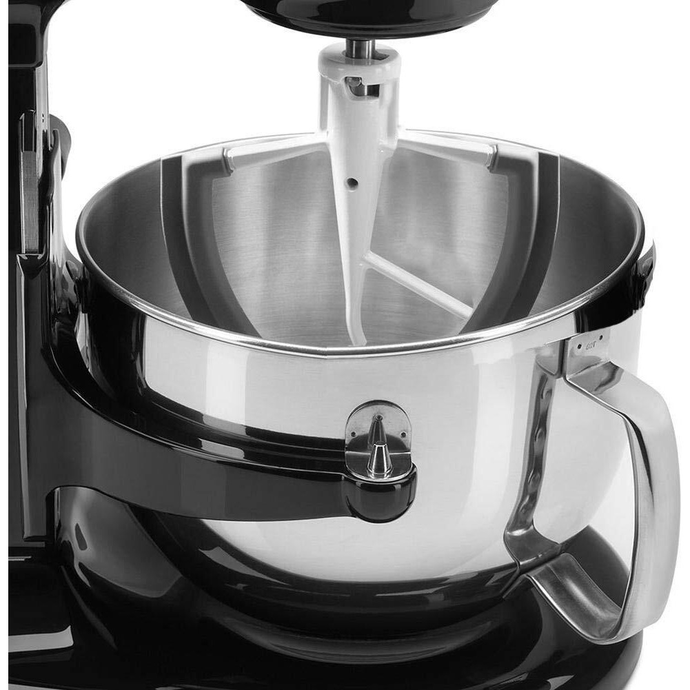Flex Edge Beater For Kitchenaid 6Qt Bowl-Lift Stand Mixer  Beater With Double Silicone Edge  Mixer Paddle  Perfect 6 Quart Bowl-Lift Stand Mixer Attachment For Kitchenaid  White