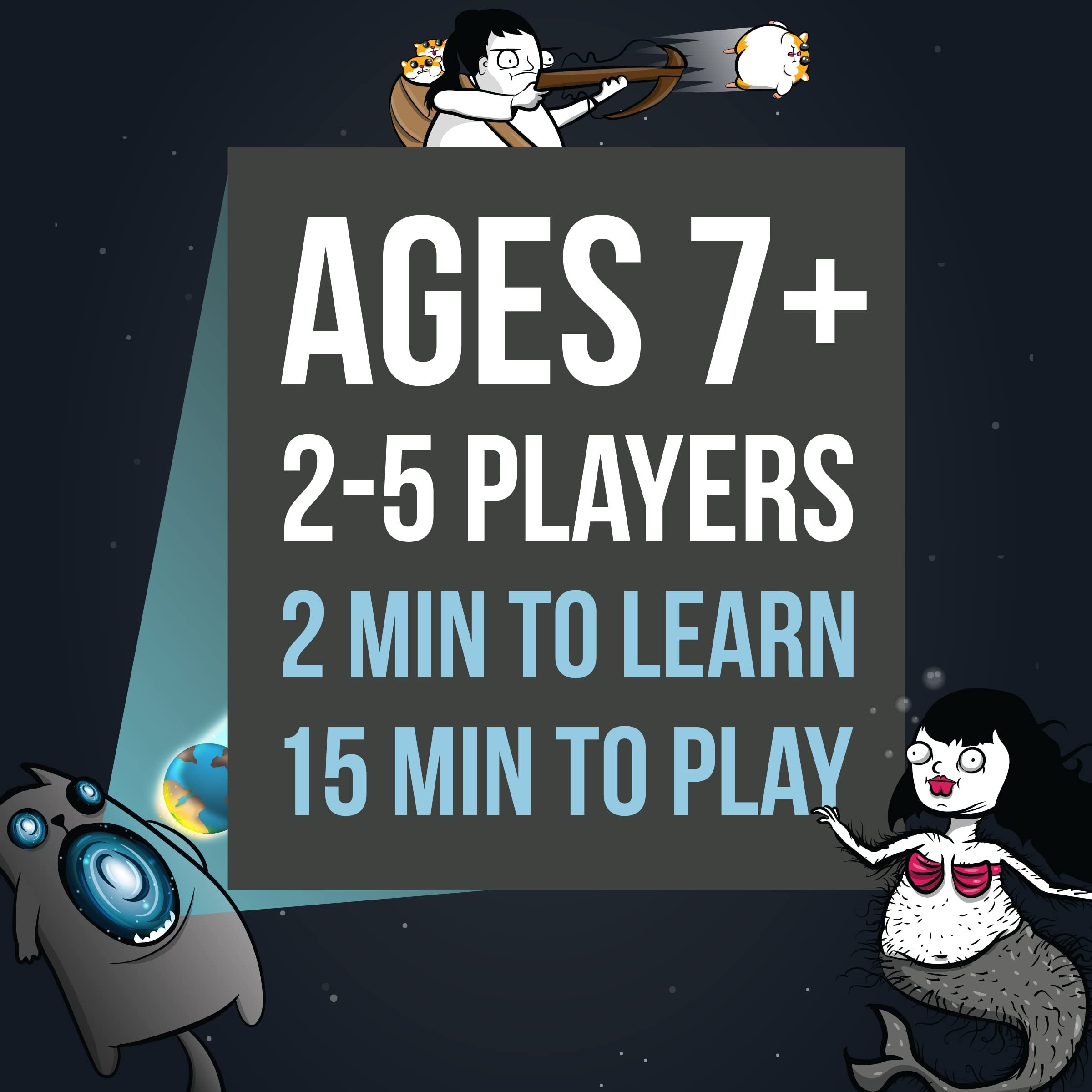 Imploding Kittens Expansion Set - Easy Family-Friendly Party Games - Card Games For Adults  Teens & Kids - 20 Card Add-On