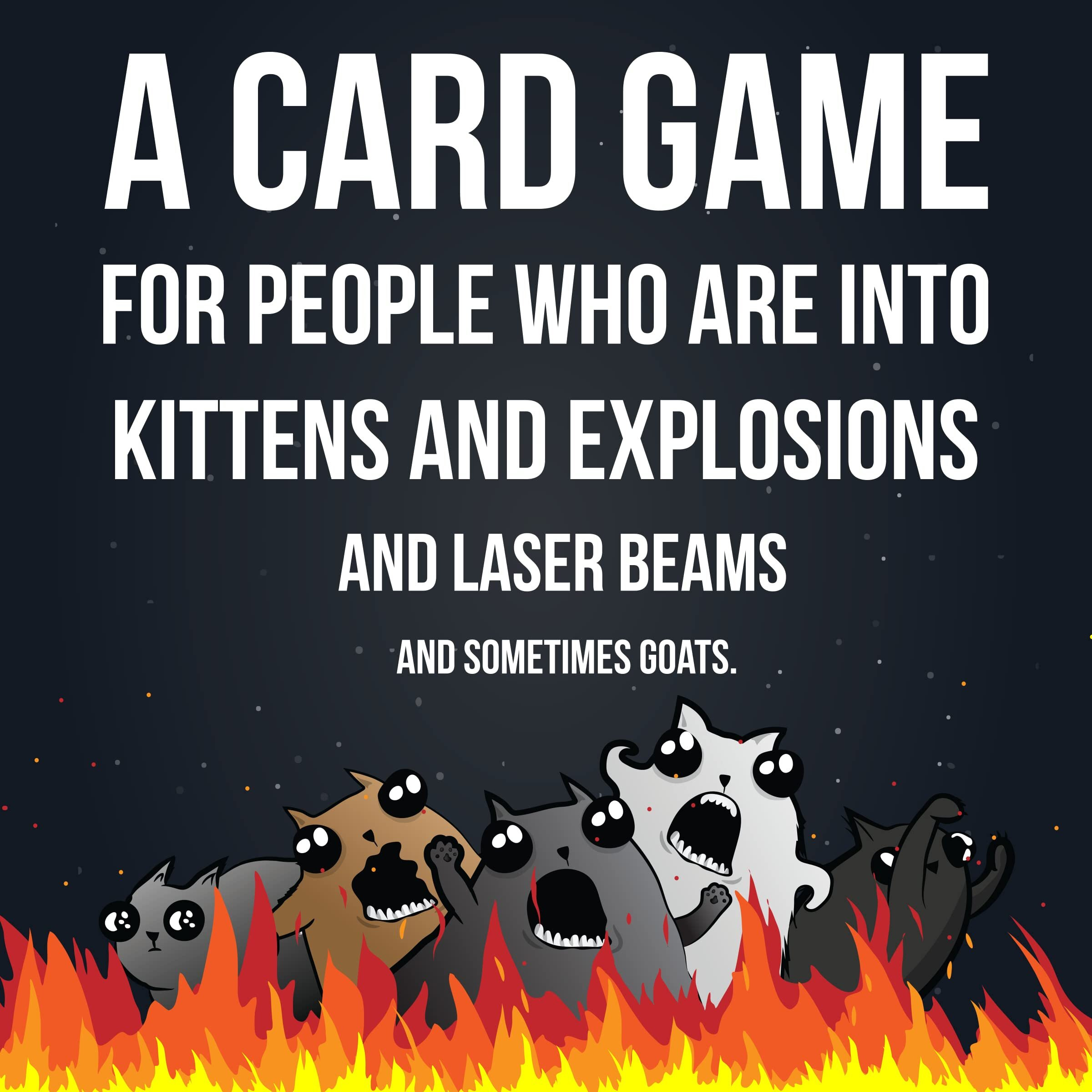 Imploding Kittens Expansion Set - Easy Family-Friendly Party Games - Card Games For Adults  Teens & Kids - 20 Card Add-On