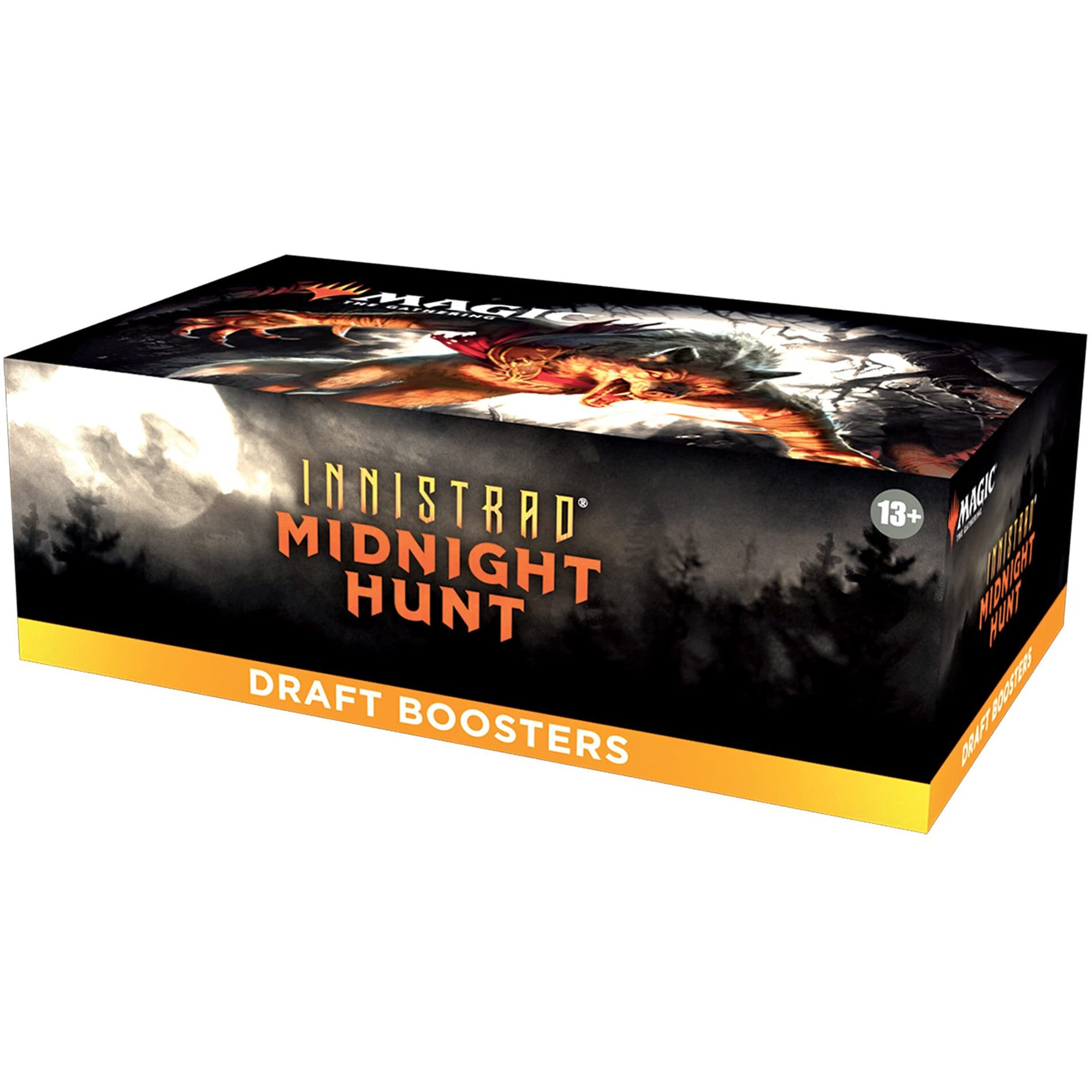 Magic The Gathering Innistrad Midnight Hunt Draft Booster Box | 36 Packs (540 Magic Cards)