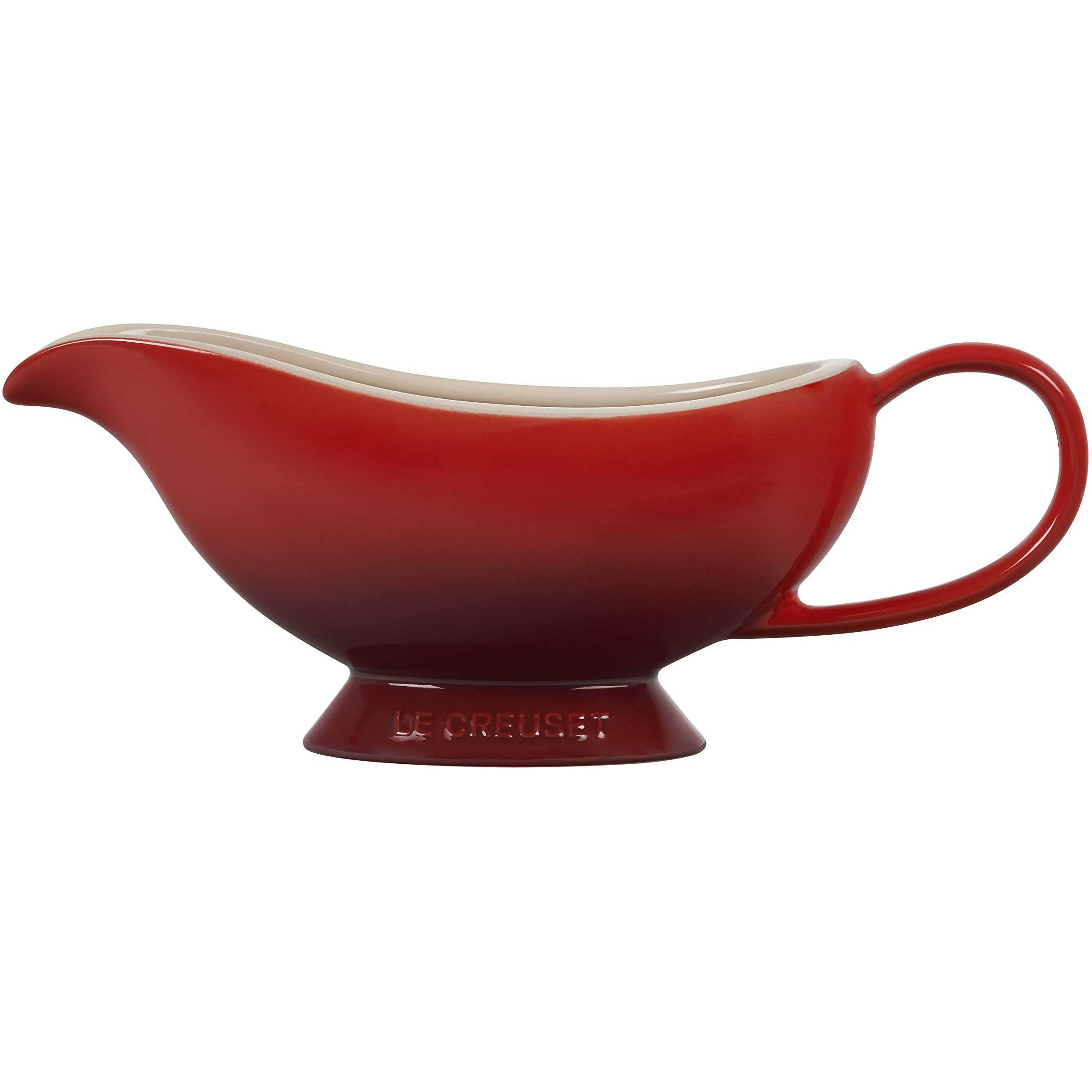 Le Creuset Gravy Boat  16 Oz  Cerise