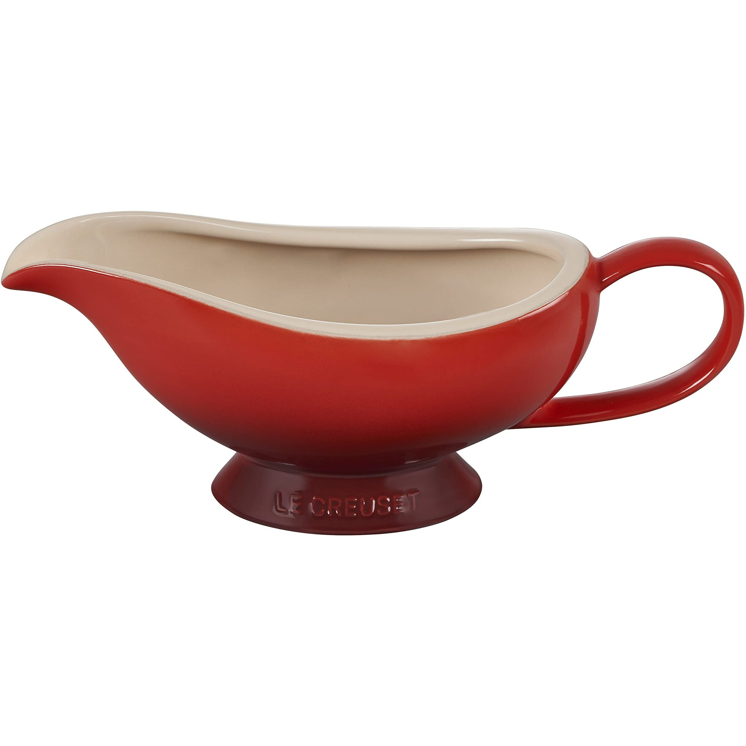 Le Creuset Gravy Boat  16 Oz  Cerise