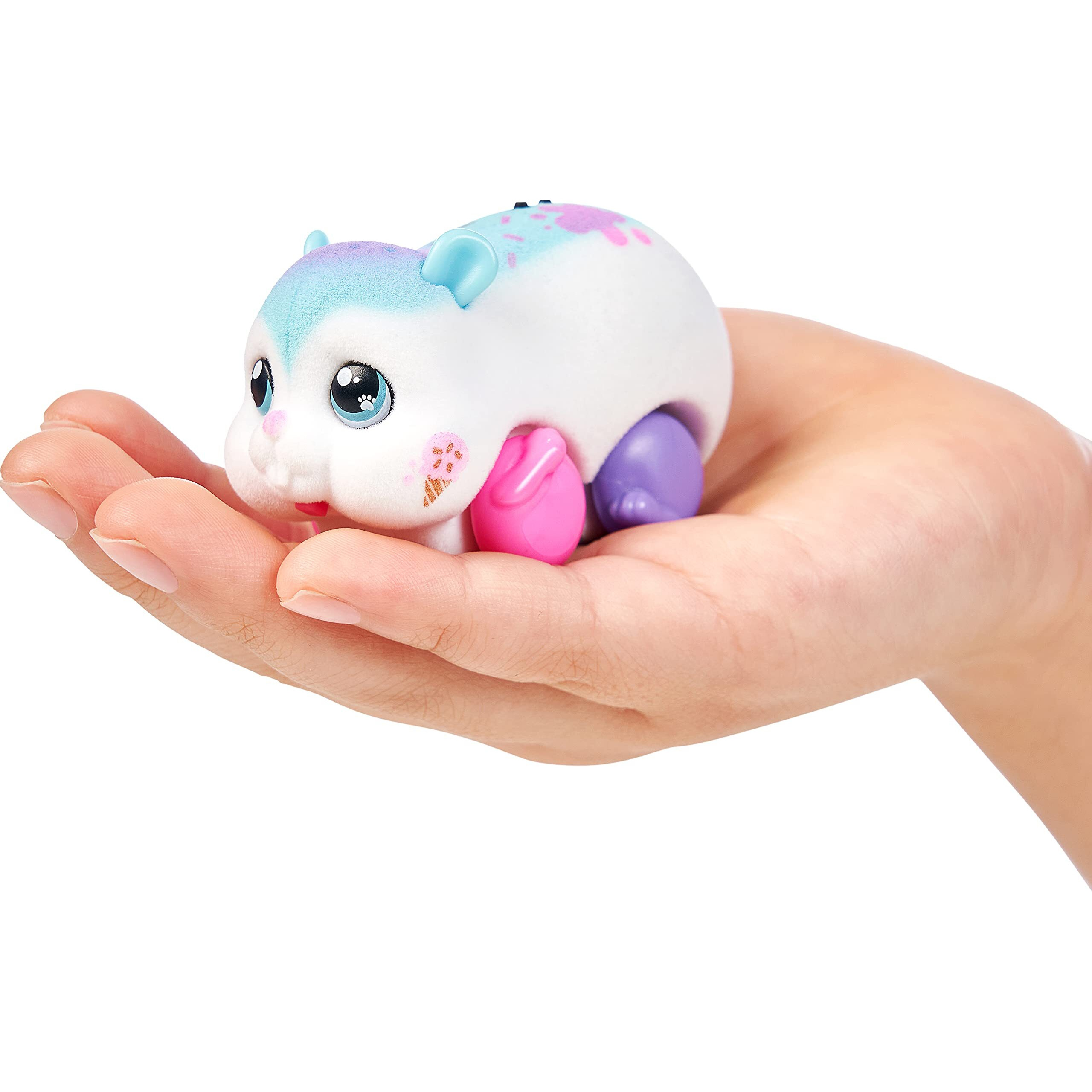 Little Live Pets - Lil' Hamster  Sprinkz | Interactive Toy Scurries  Sounds  And Moves Like A Real Hamster. Soft Flocked. Batteries Included. For Kids 4+