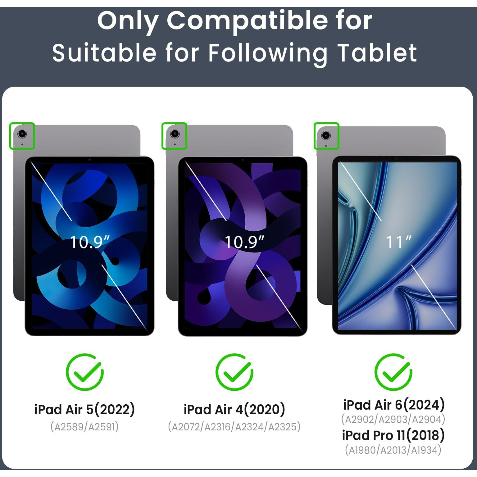 Ztotopcases For Ipad Air 11 Inch Case M2 2024  Ipad Air 5Th/4Th Generation Case 10.9 Inch 2022/2020 With Pencil Holder & Pocket  Premium Pu Leather Folio Cover For Ipad Air 6Th 11 Inch Case  Blue