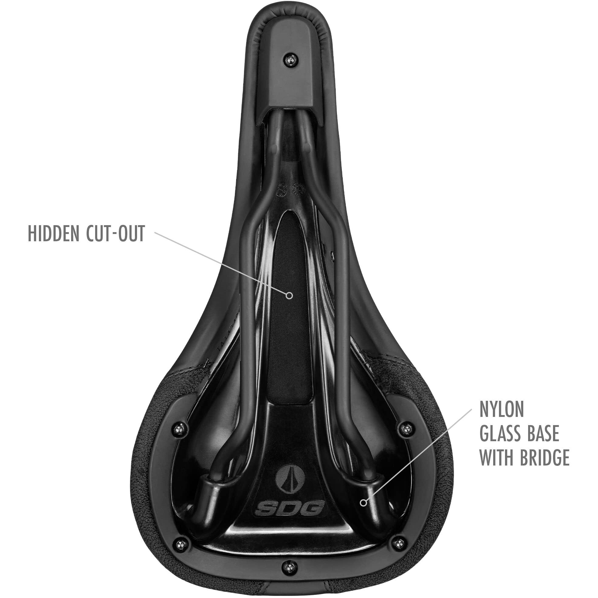 Sdg Components Bel-Air V3 Traditional Steel Mountain Bike Saddle 260 X 140Mm Unisex Black