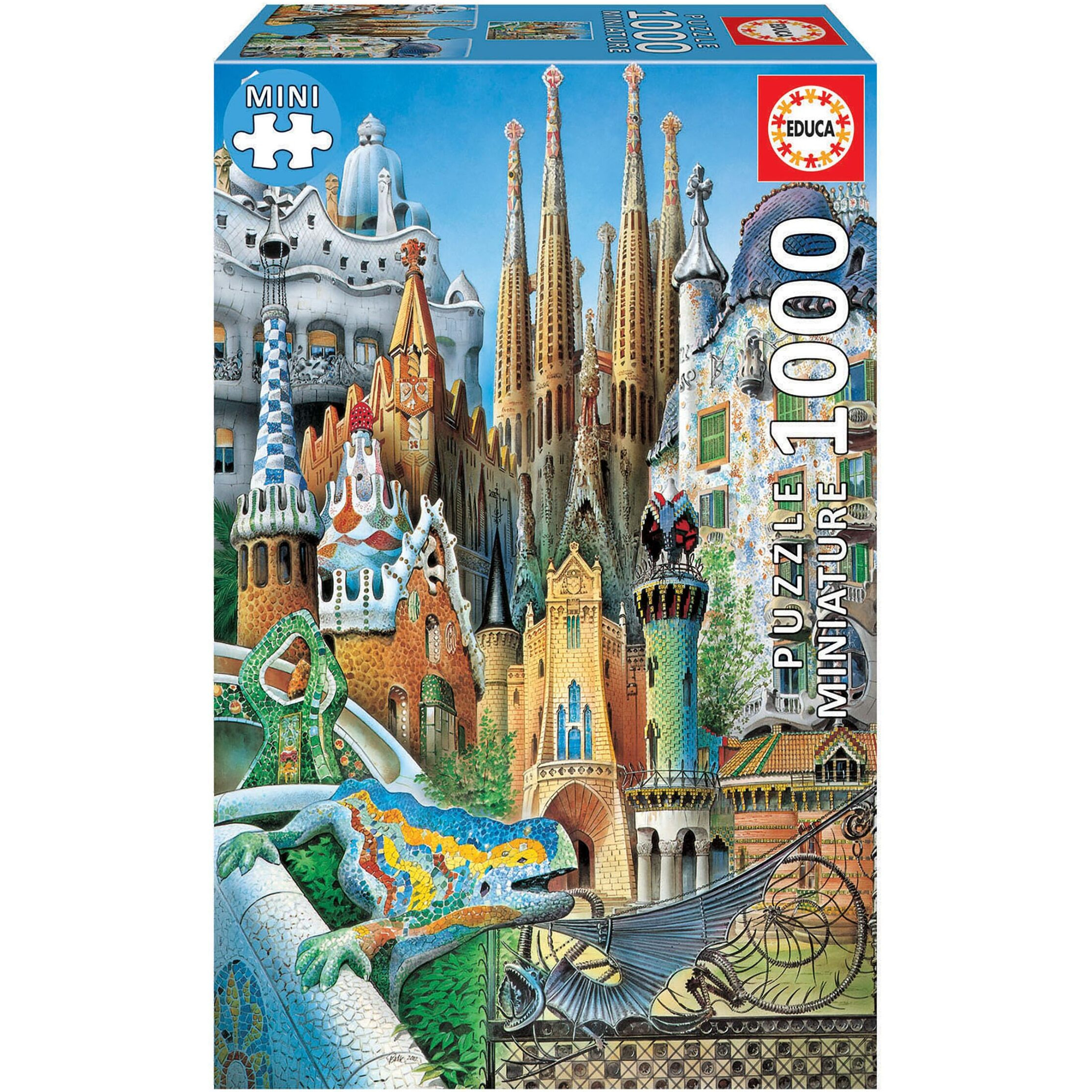 Educa Gaudi Collage Miniature Puzzle (1000 Piece)