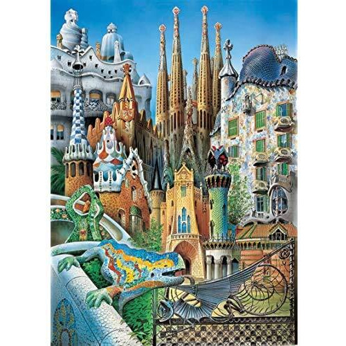 Educa Gaudi Collage Miniature Puzzle (1000 Piece)