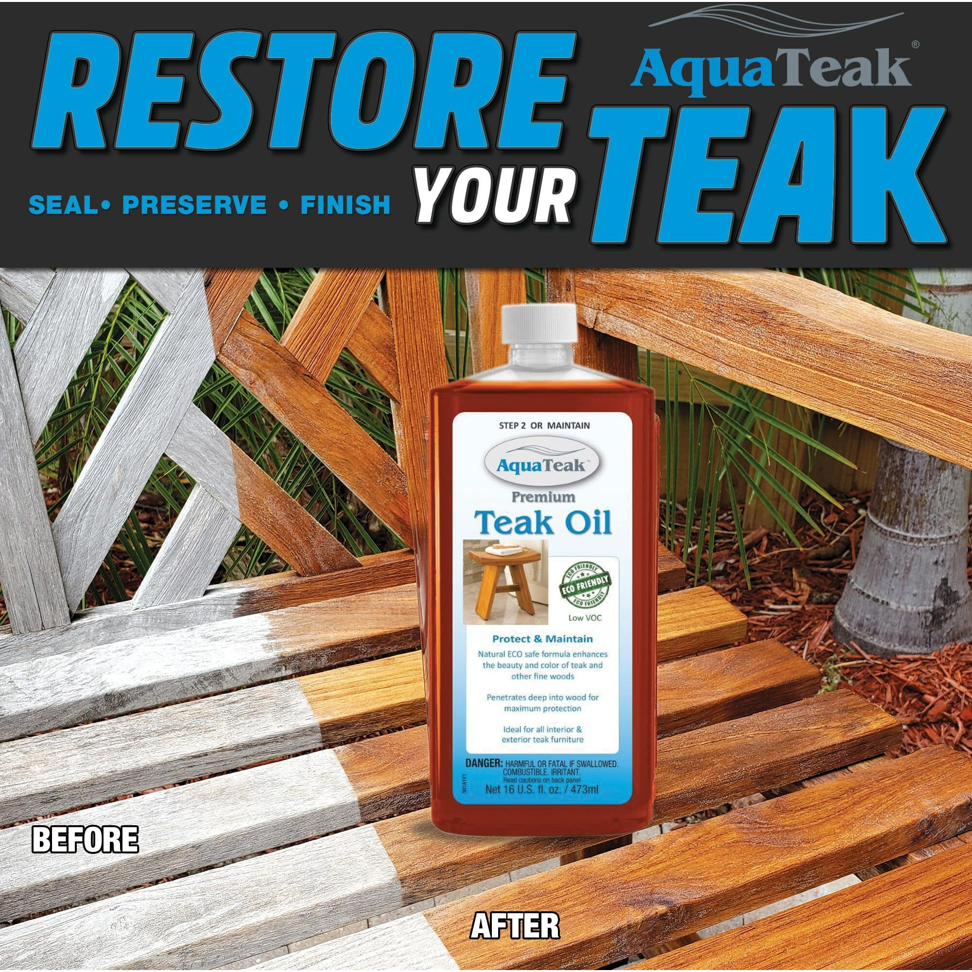 Aquateak Premium Teak Oil