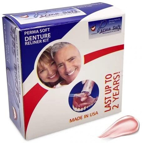 Perma Soft Denture Reline Kit- 2 Boxes (Relines 4 Dentures)