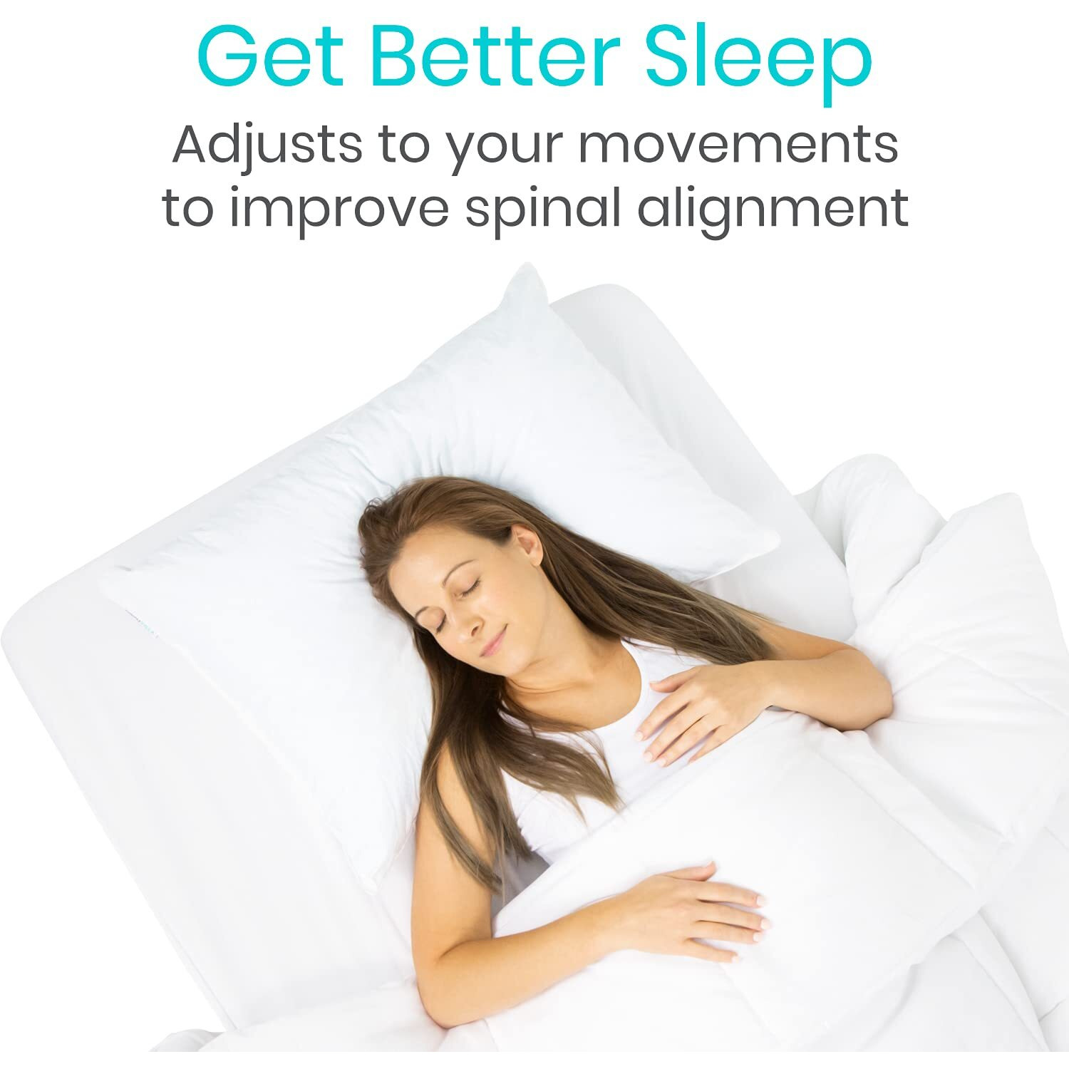 Xtra-Comfort Water Pillow For Sleeping (26 X18 ) - Pillow For Side  Back Sleepers With Neck  Shoulder Pain - Night Sweats Cool Soft Memory Foam Pillow