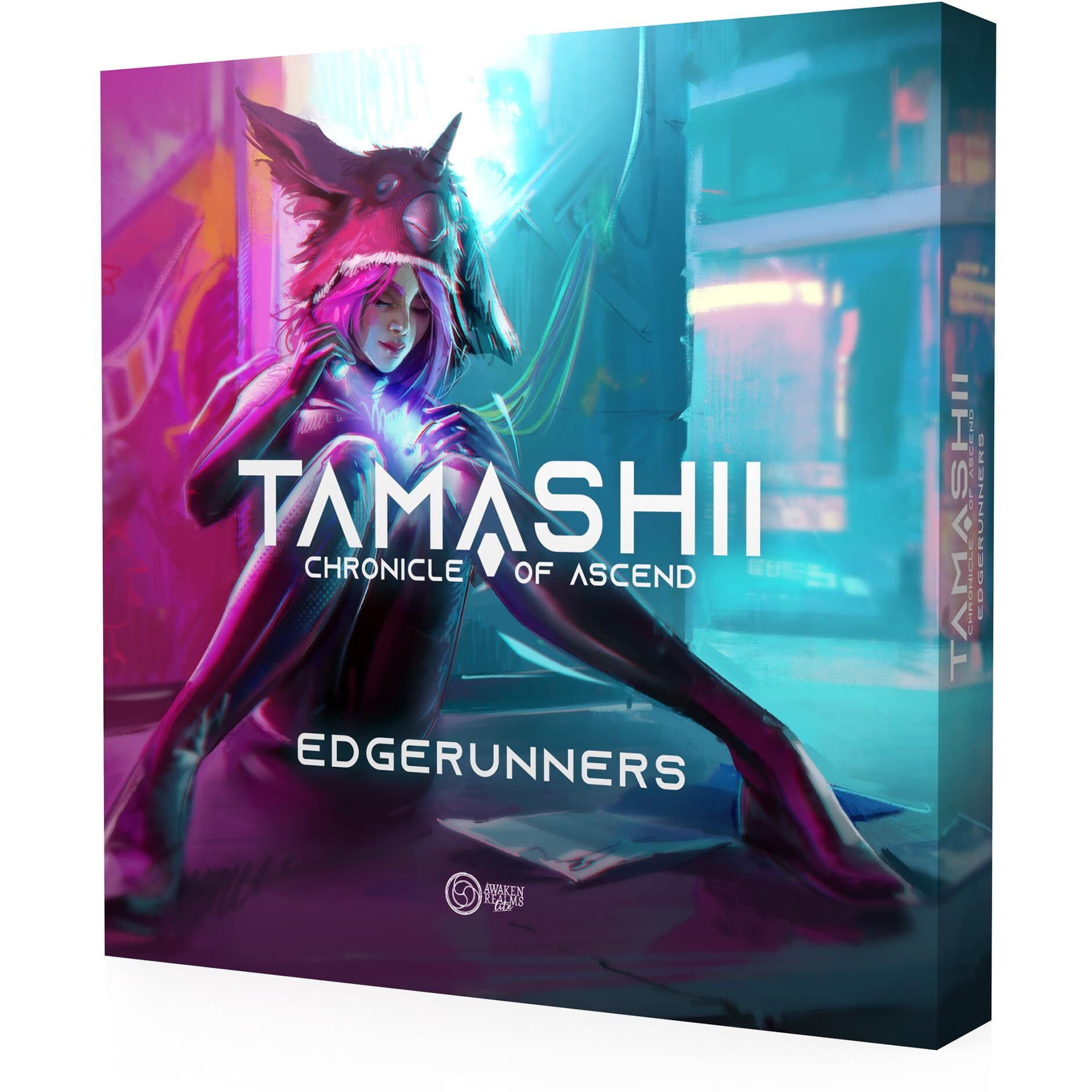 Awaken Realms Tamashii Chronicle Of Ascend Edgerunners Miniatures - Exquisite Fantasy Figures For Tabletop Gaming  Sci-Fi Strategy Game  Ages 14+  1-4 Players  45-90 Min Playtime  Made