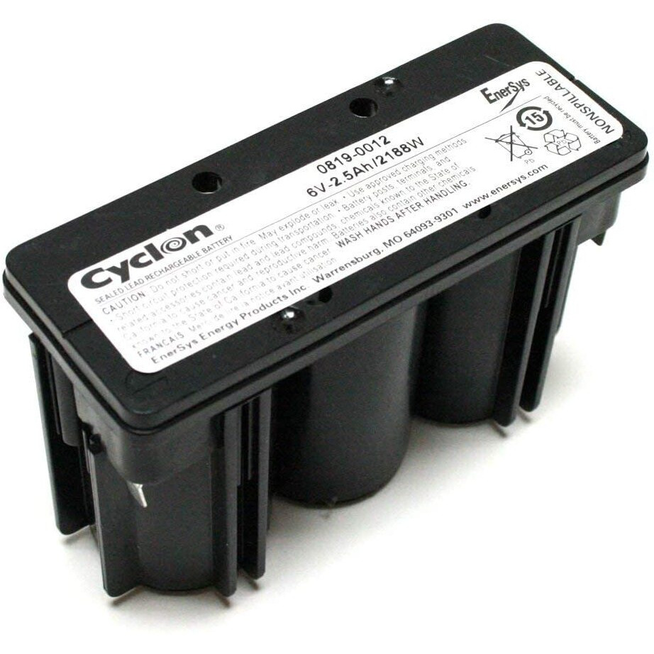 Enersys Cyclon Genuine 0819-0012 6 V 2.5 Ah D Monobloc Sealed-Lead Acid Battery