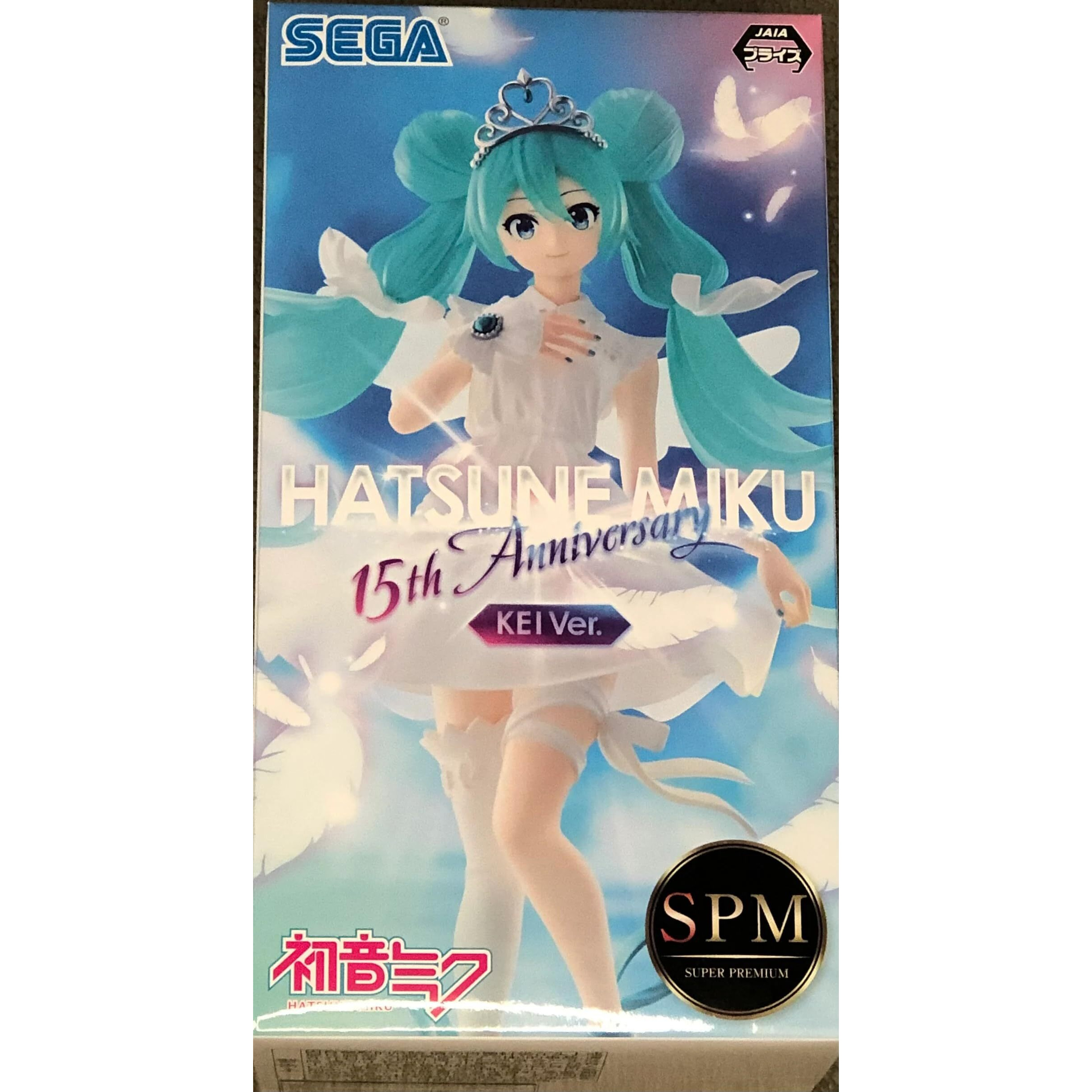 Sega - Hatsune Miku Series Spm Statue - Hatsune Miku 15Th Anniversary Kei Ver.  Black