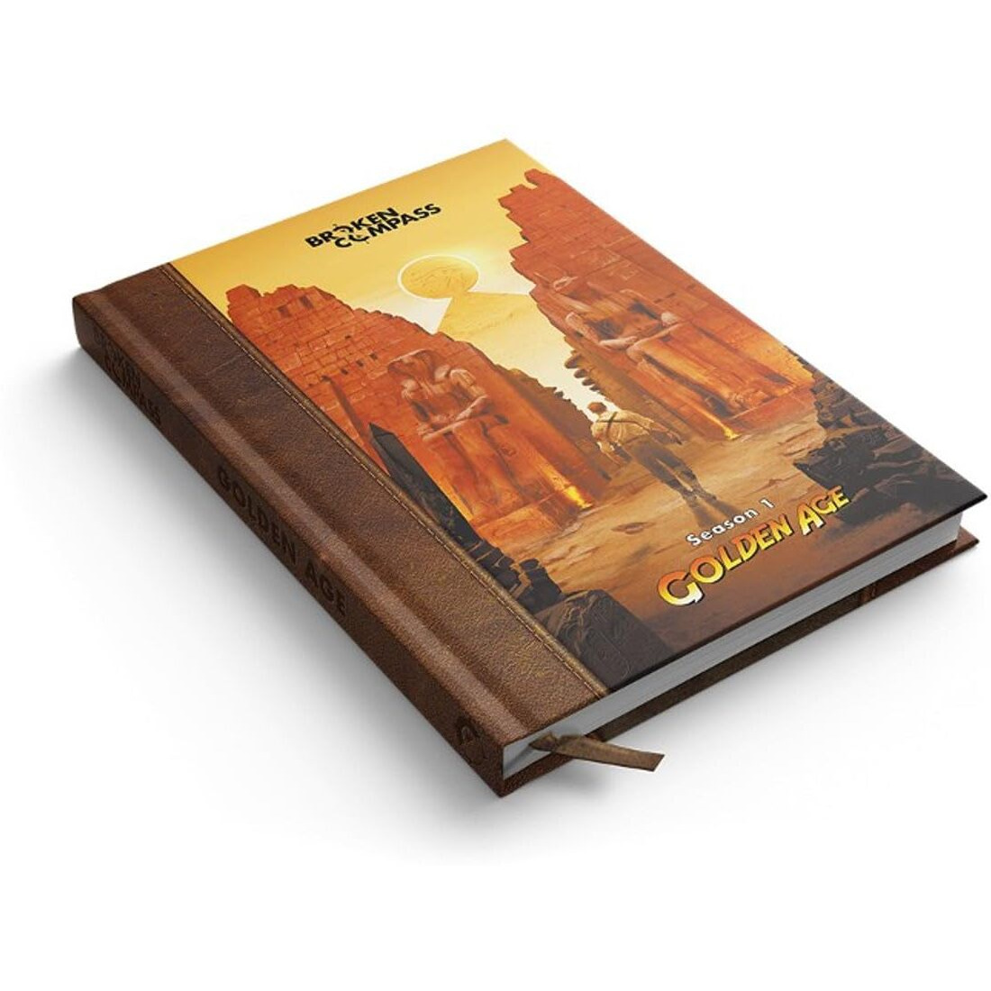 Cmon Broken Compass Golden Age - Season 1 Rulebook | Roleplaying Game Inspired By Adventure Movies | Fun Rpg For Kids And Adults | Ages 14+ | 2-5 Players | Average Playtime 120+ Minutes | Made By Cmon