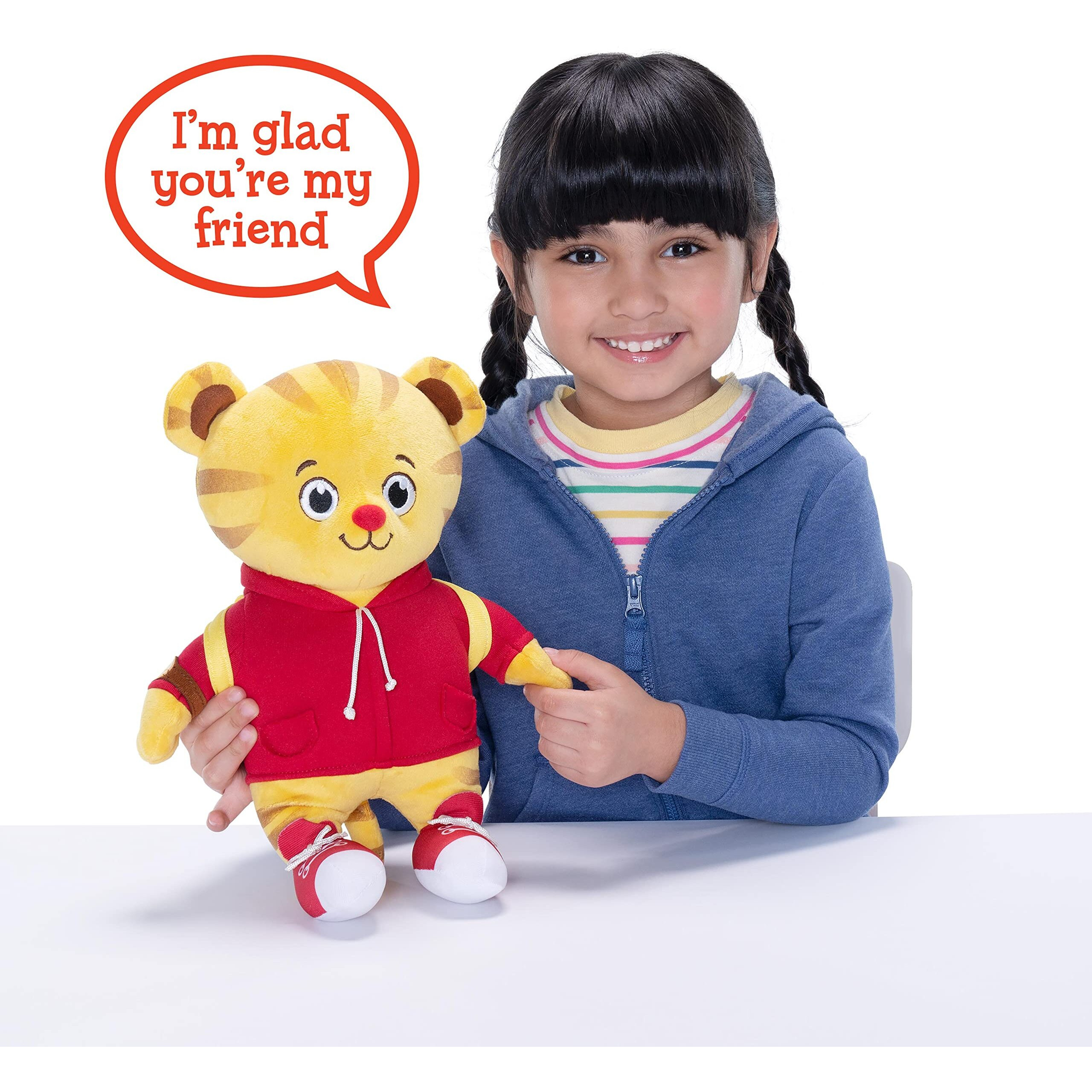 Daniel Tiger's Neighborhood Plush Daniel Tiger Back To School Feature Plush With Tigey And Backpack Featuring Music  Sounds  And Phrases