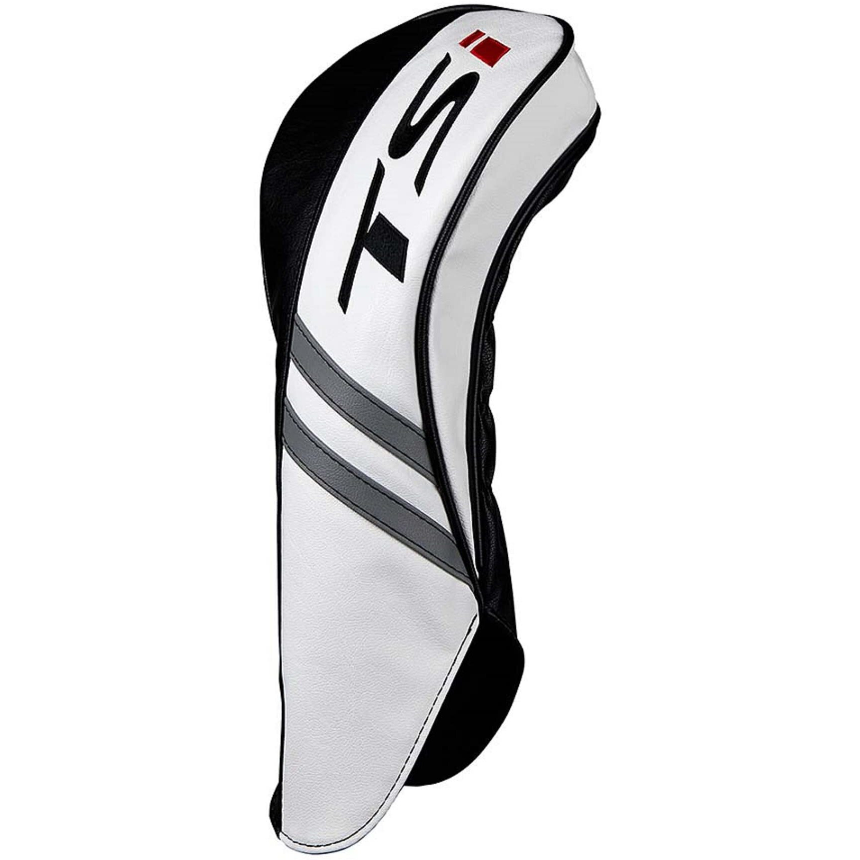 New Titleist Golf Tsi Driver Headcover Leather Cover - Black White Red