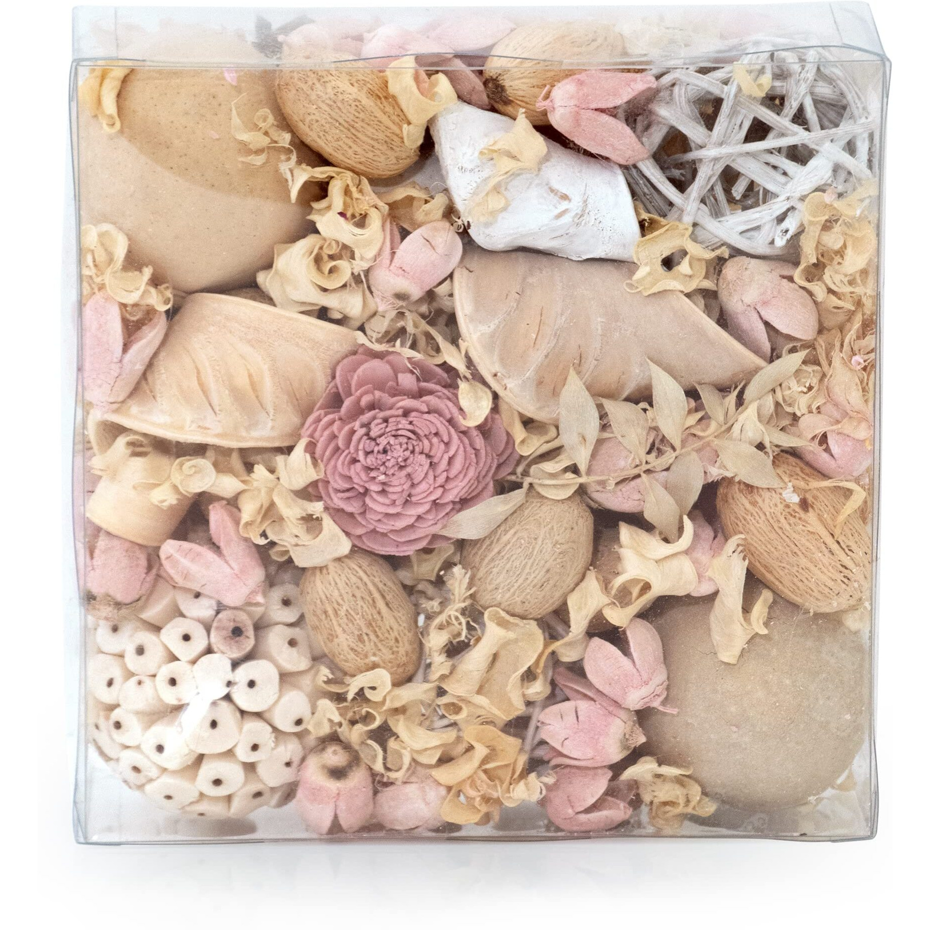 Andaluca Maison Box Fragrance Potpourri Decorative Vase & Bowl Filler Home DCor (Pink Jasmine)