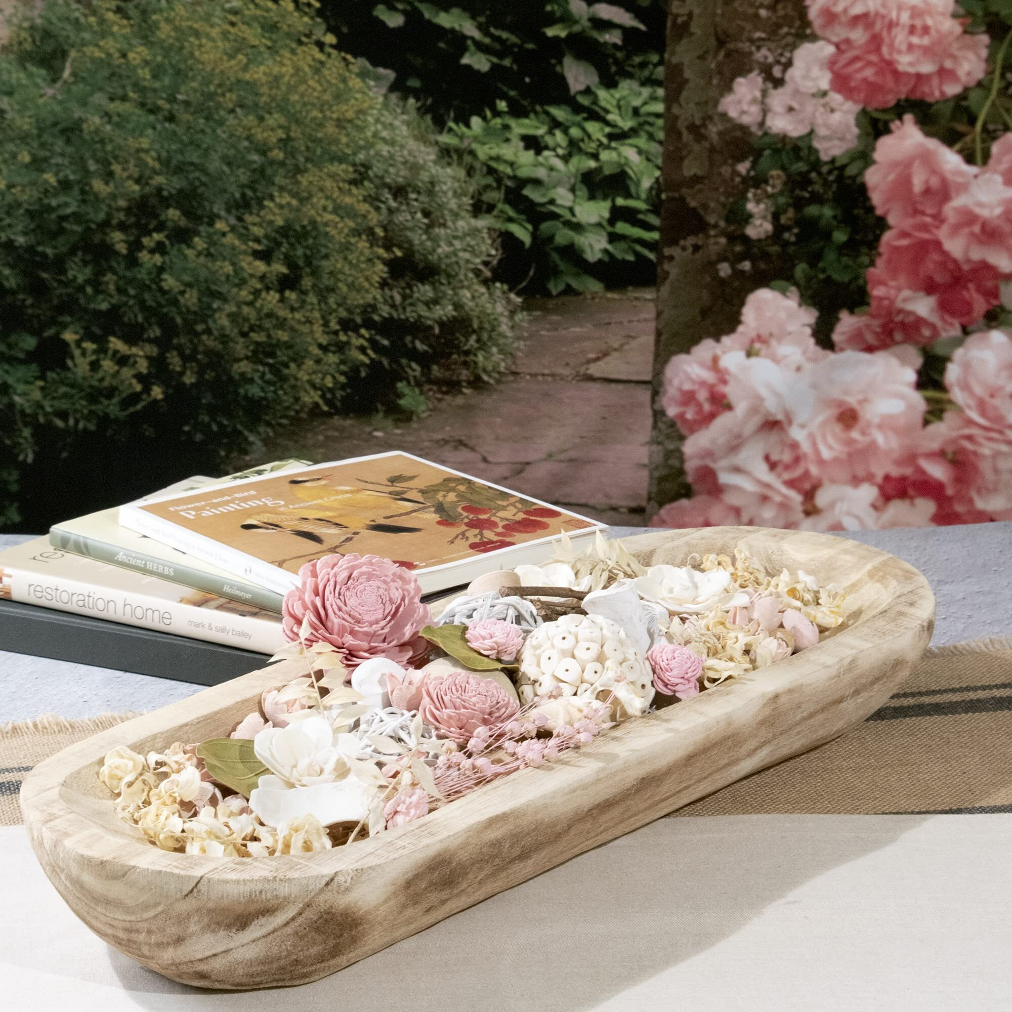 Andaluca Maison Box Fragrance Potpourri Decorative Vase & Bowl Filler Home DCor (Pink Jasmine)