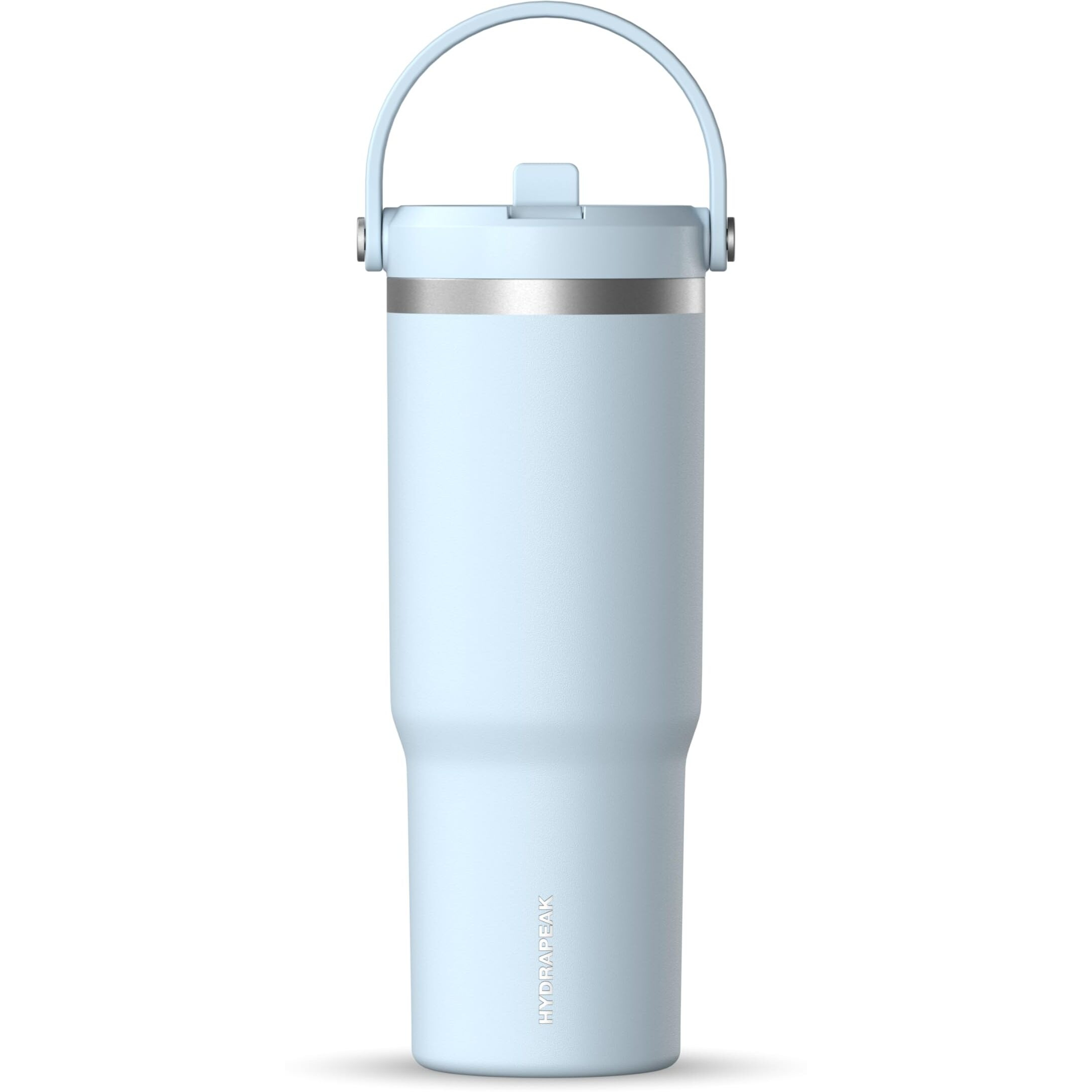 Hydrapeak Nomad 32 Oz Tumbler With Handle And Straw Lid  Leakproof Tumbler  Tumbler Lid Straw  Double Insulated Tumblers  32Oz Double Insulated Cup Straw  Stainless Steel (Powder Blue)
