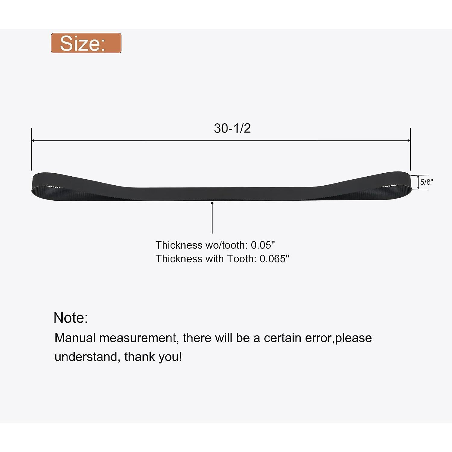 Thaekuns A12210 N011005 Air Compressor Drive Belt For Dewalt