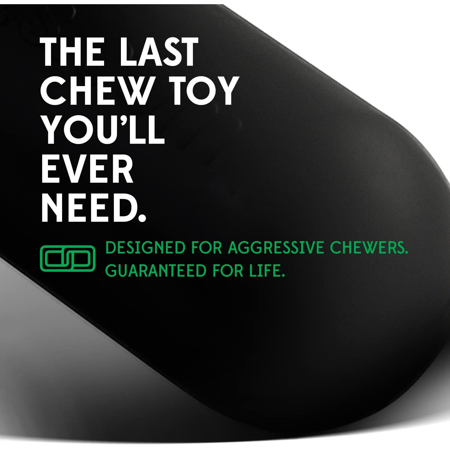 Goughnuts - Dog Toys For Aggressive Chewers | Virtually Indestructible Dog Toys For Breeds Such As Pit Bulls And German Shepherds | Heavy Duty Rubber Stick Toy | Large