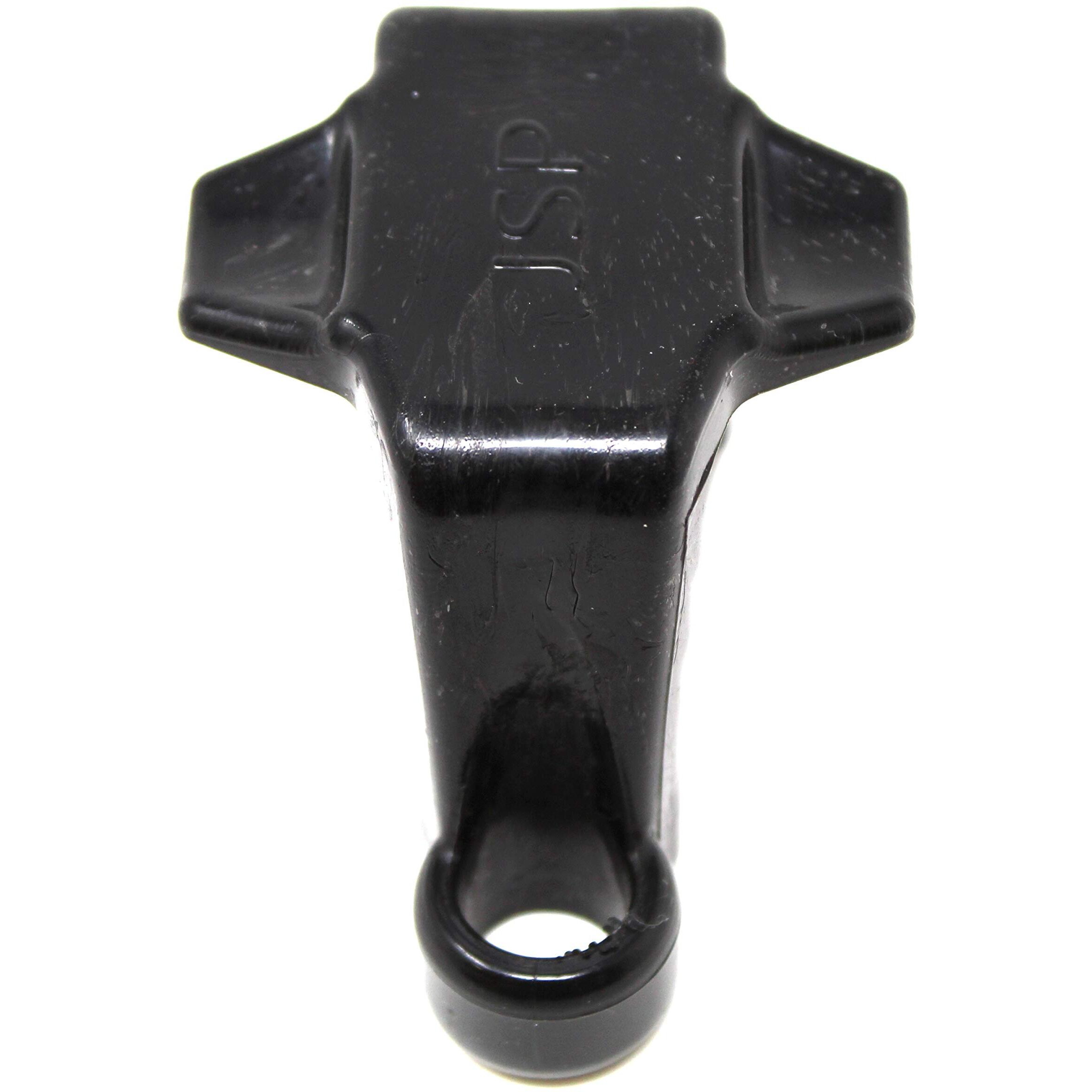 Jsp Manufacturing Black Plastic Pontoon Boat Square Rail Fender Adjuster Hanger Clip (8)