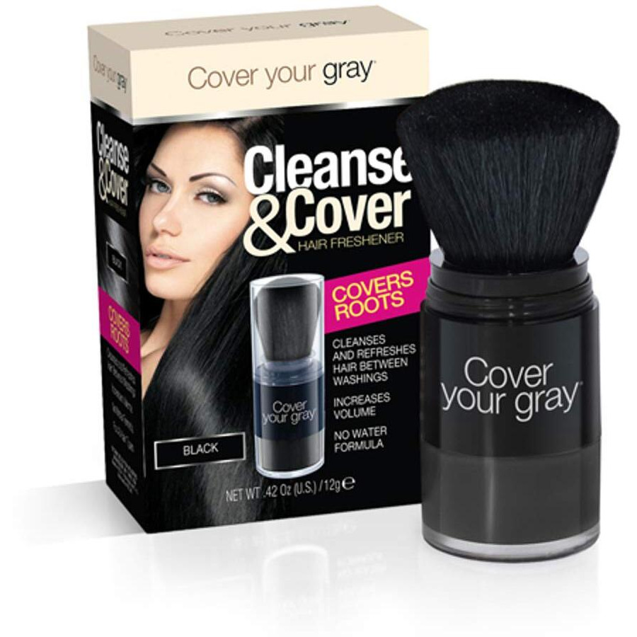 Cover Your Gray Cleanse And Cover Hair Freshener - Black
