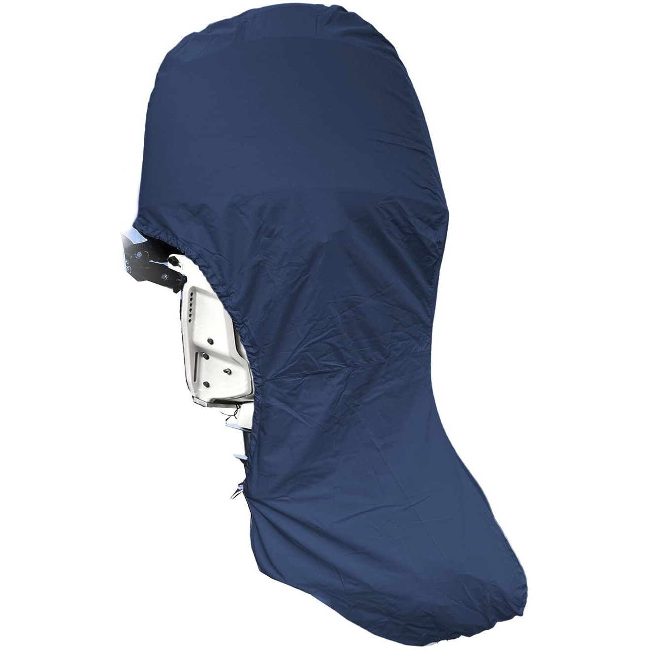 Savvycraft Heavy Duty Outboard Motor Cover  Waterproof 600D Polyester Full Size Boat Engine Cover For Motor Up To 175-225 Hp Navy Color