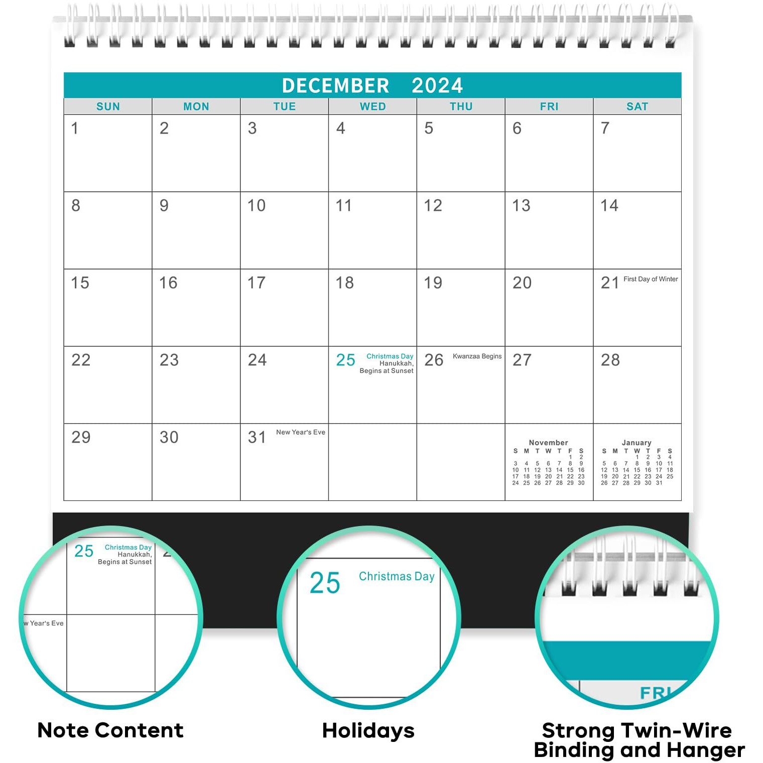 Desk Calendar 2024-2025- Desk Calendar From July 2024 - December 2025  10"" X 8.3"" Calendar Desk  Standing Flip 2024-2025 Desktop Calendar