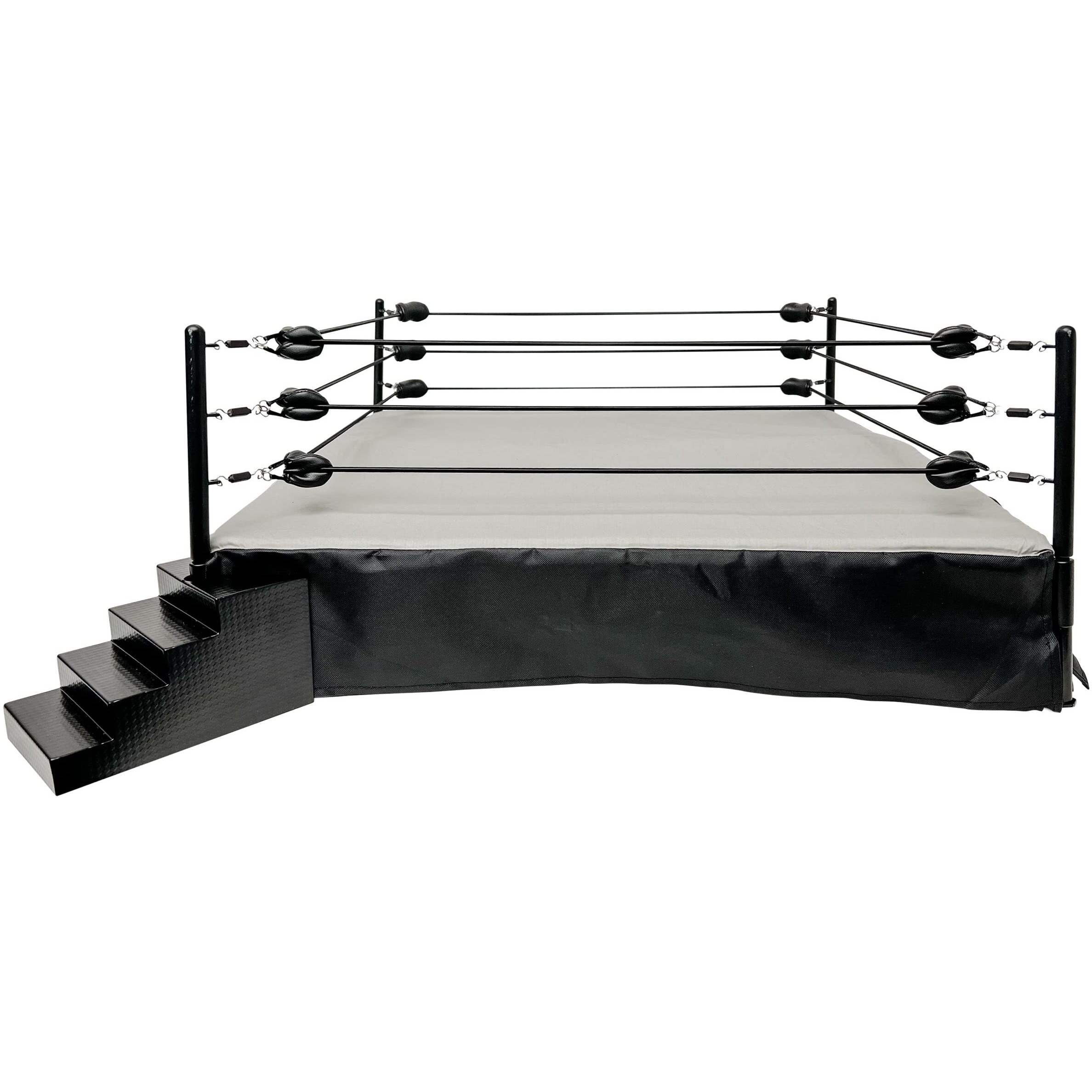 Figures Toy Company Premium Metal Real Scale Wrestling Ring For Wwe Wrestling Action Figures