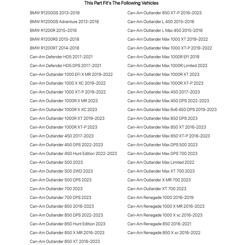 Ngk Standard Sparkplug Lmar8D-J For Can-Am Outlander L 450 2015-2016