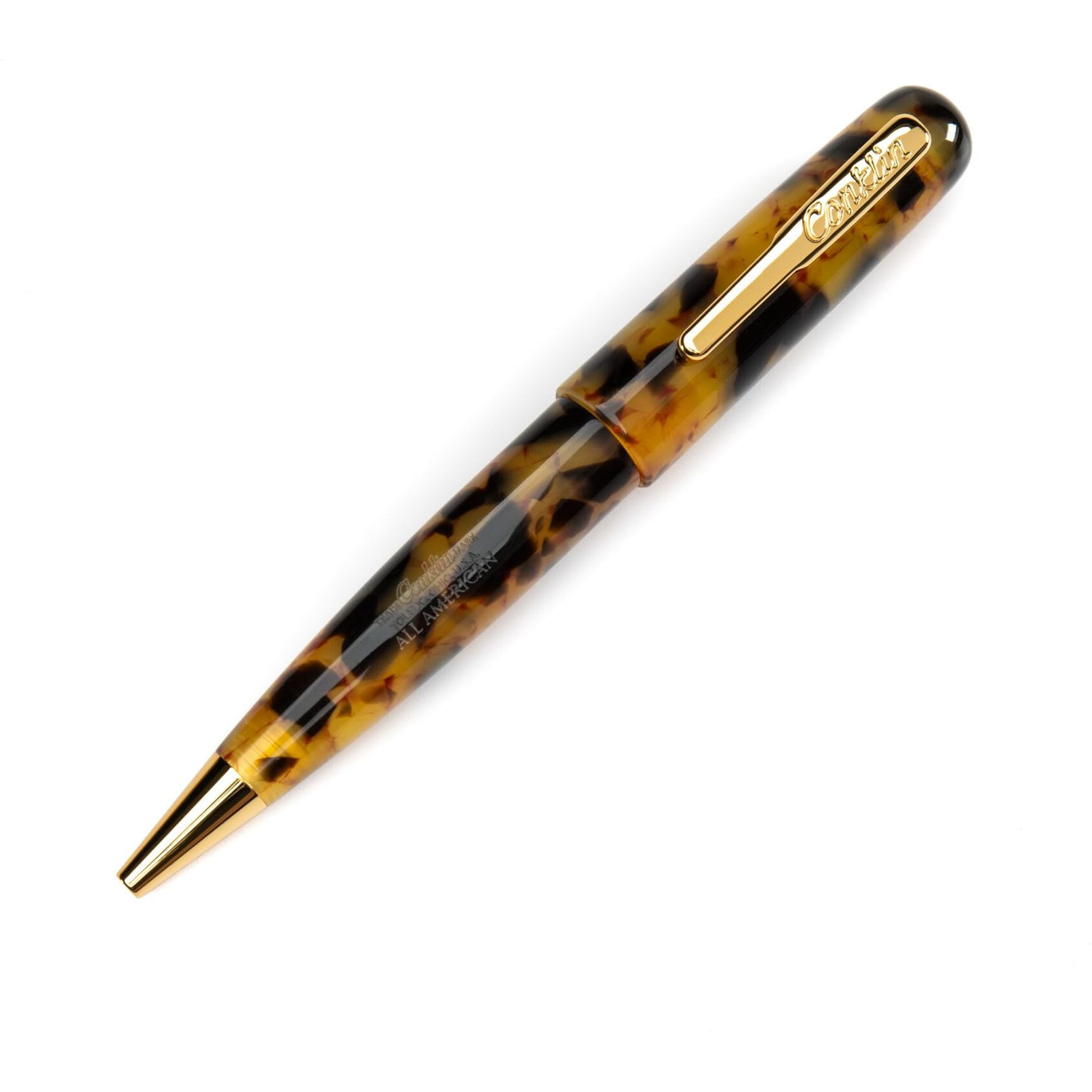 Conklin All American Ballpoint Pen  Tortoiseshell (Ck71425)