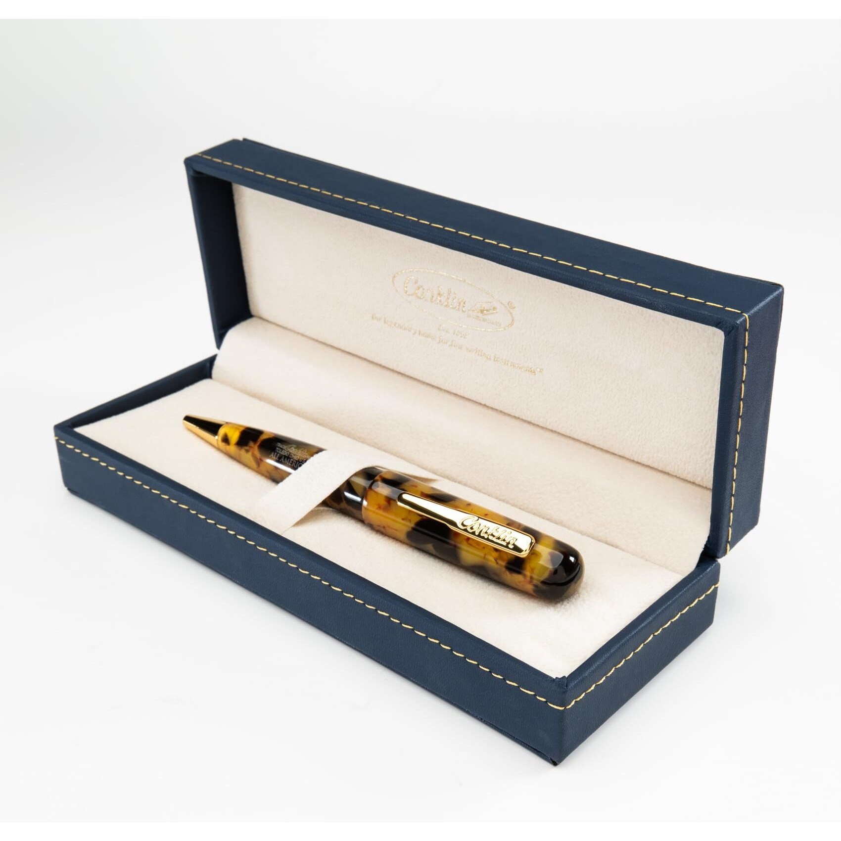 Conklin All American Ballpoint Pen  Tortoiseshell (Ck71425)