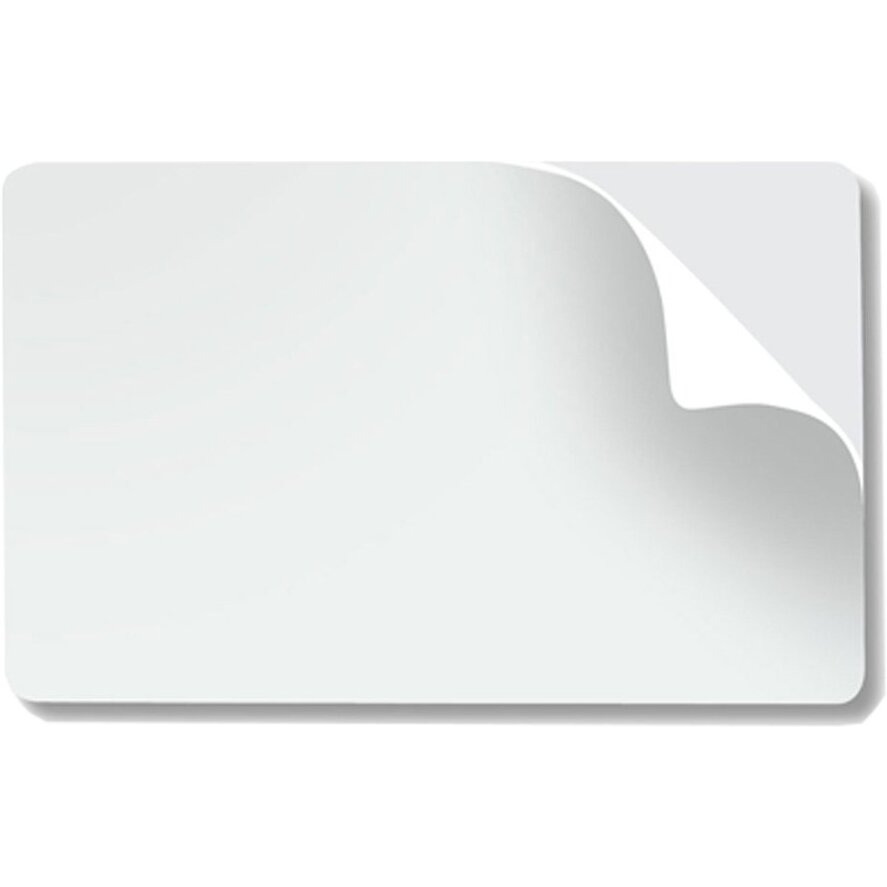 Cr80 10 Mil Adhesive Paper Backed Pvc Cards - 500 Pack - Cr8010Ab