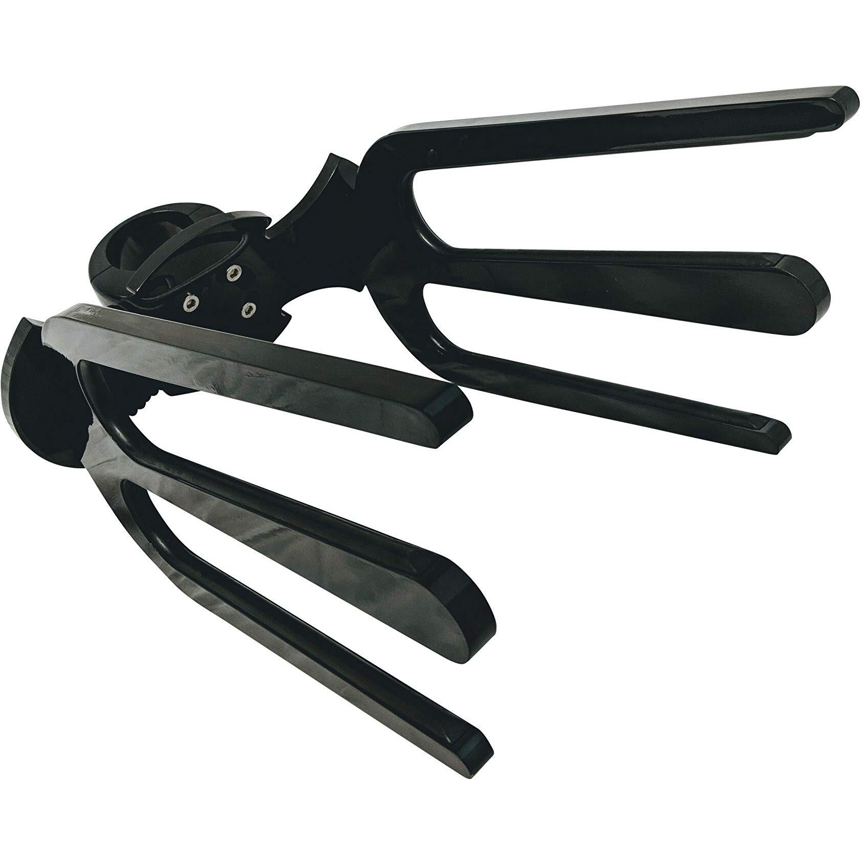 Krypt Towers Wakesurf Rack For Tower  Surfboard Rack For Boat  Holds 2 X Wakesurf Boards  Black Aluminum Wakeboard Rack  Fits Clamp Tubing Sizes-1 3/4""  1 7/8""  2""  2 1/4""  2 3/8""  2 1/2""